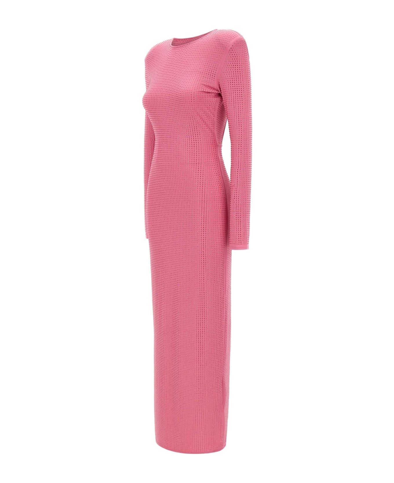 Rotate by Birger Christensen "embellished Fitted" Dress - PINK