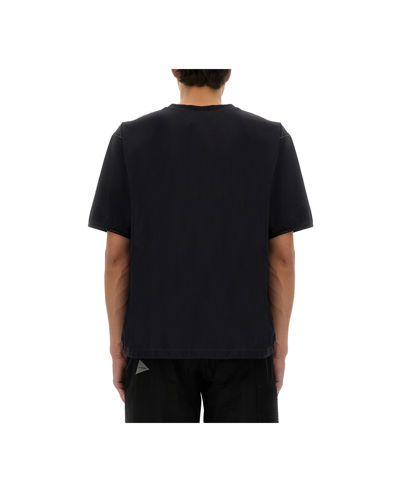 And Wander "pertex" T-shirt - BLACK