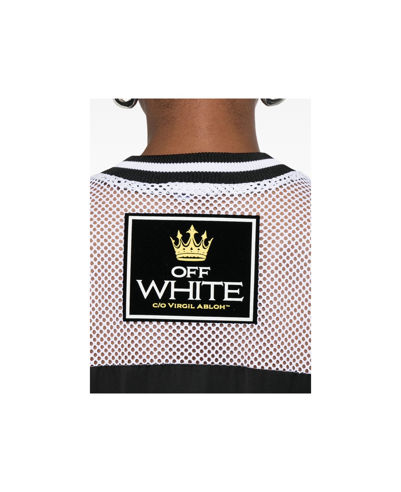 Off-White Dress - BLACK/WHITE