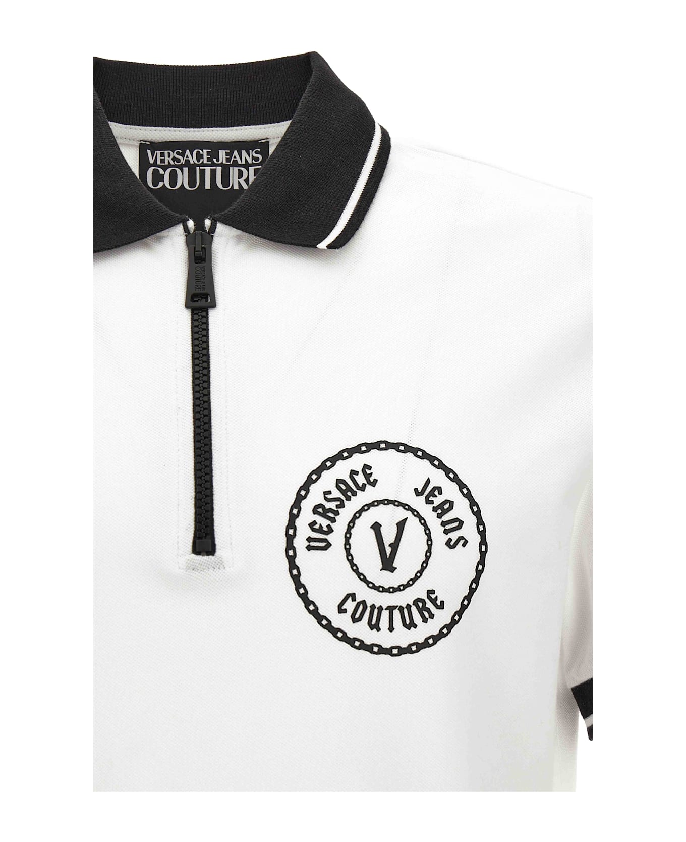 Versace Jeans Couture Men's Polo - White ポロシャツ