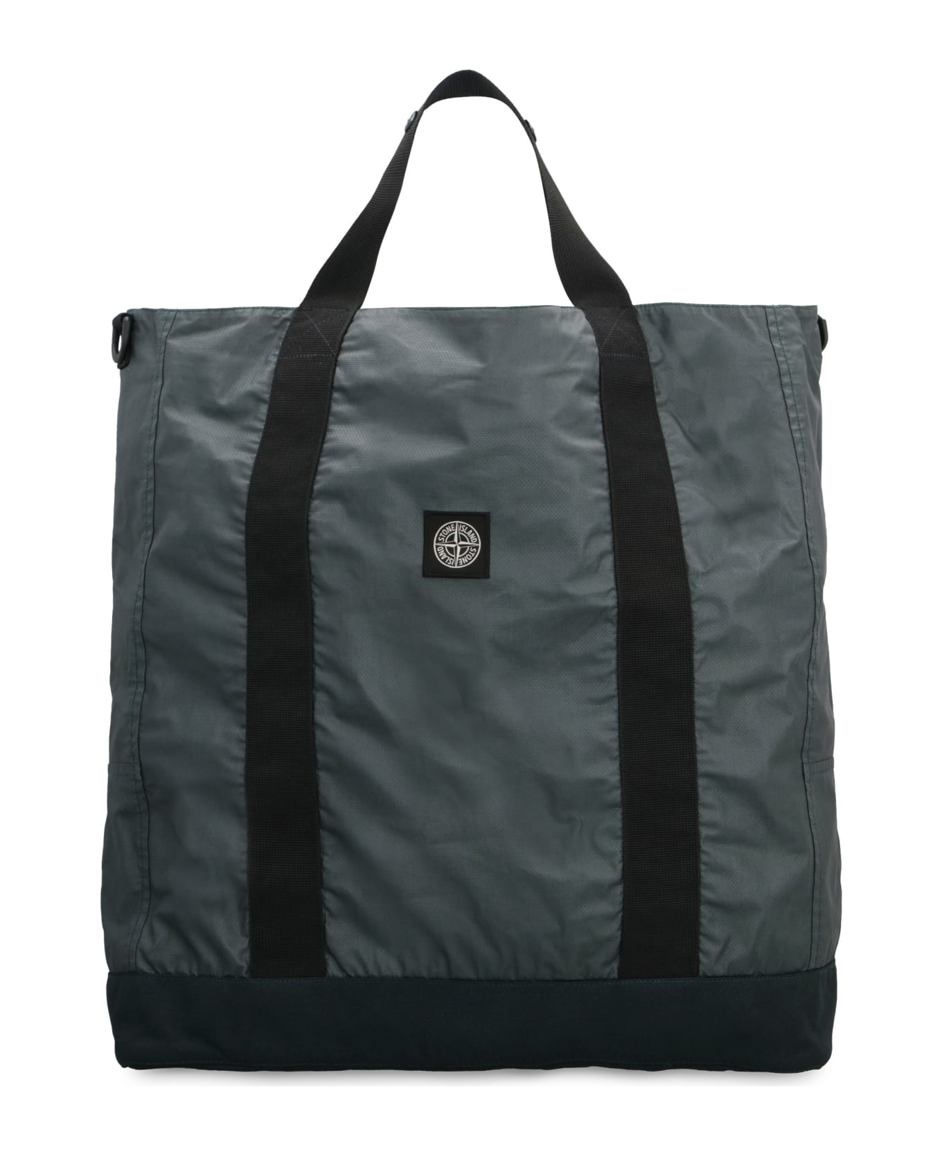 Stone Island Fabric Tote Bag - Bottle green
