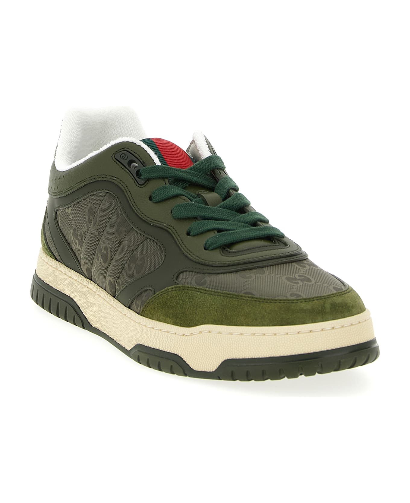 Gucci 'gucci Re-web' Sneakers - Green