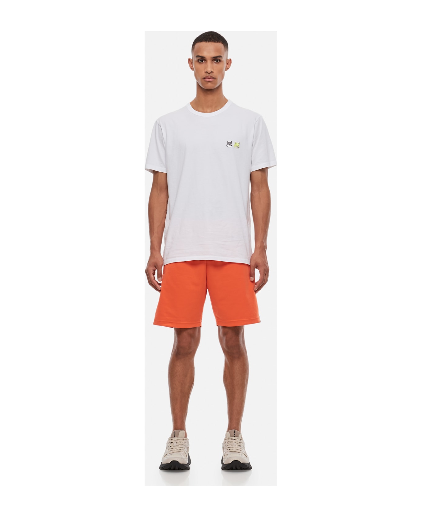 HERON PRESTON Logoed Trackshorts - Orange