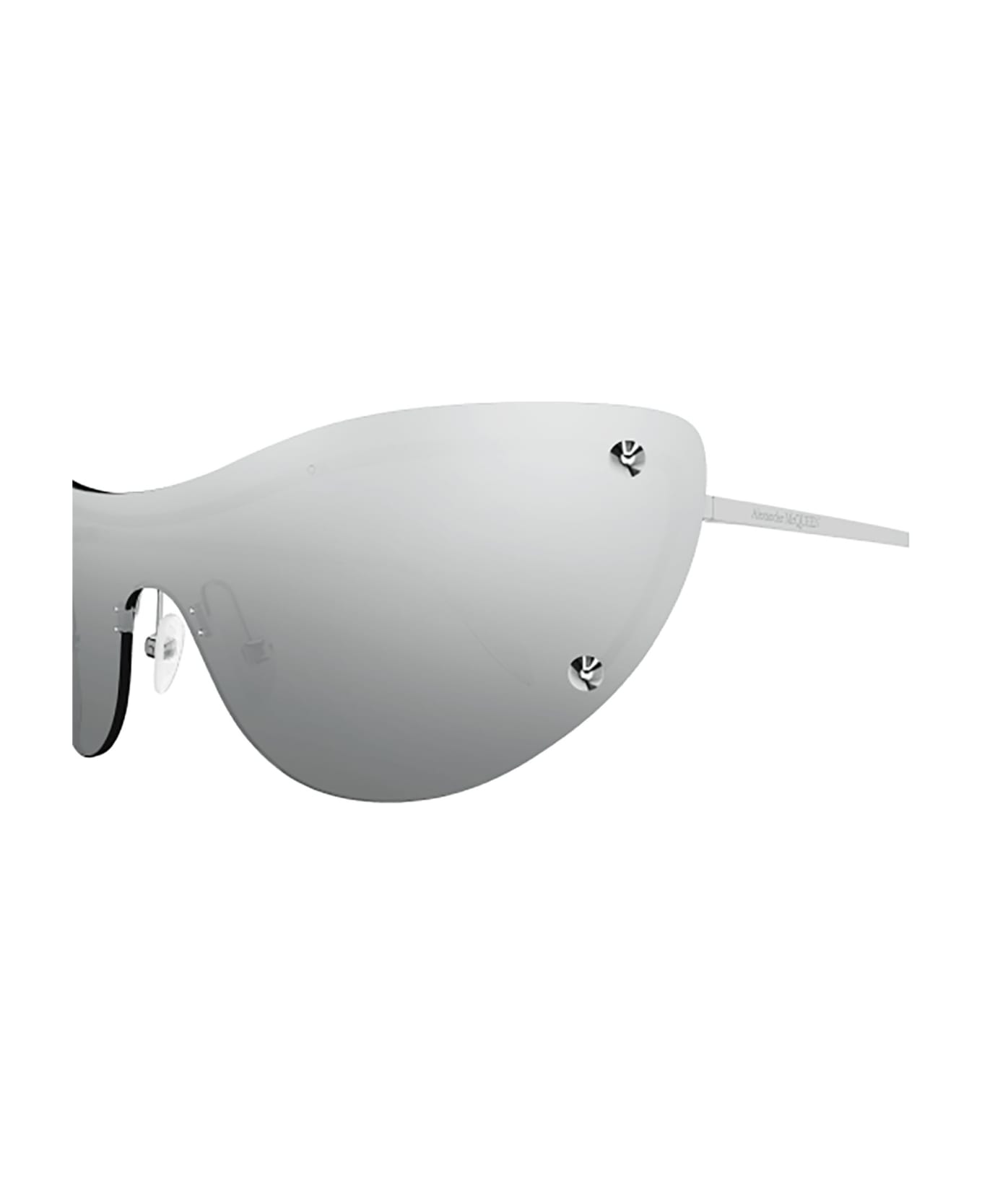 Alexander McQueen Eyewear AM0413S Sunglasses - Silver Silver Silver