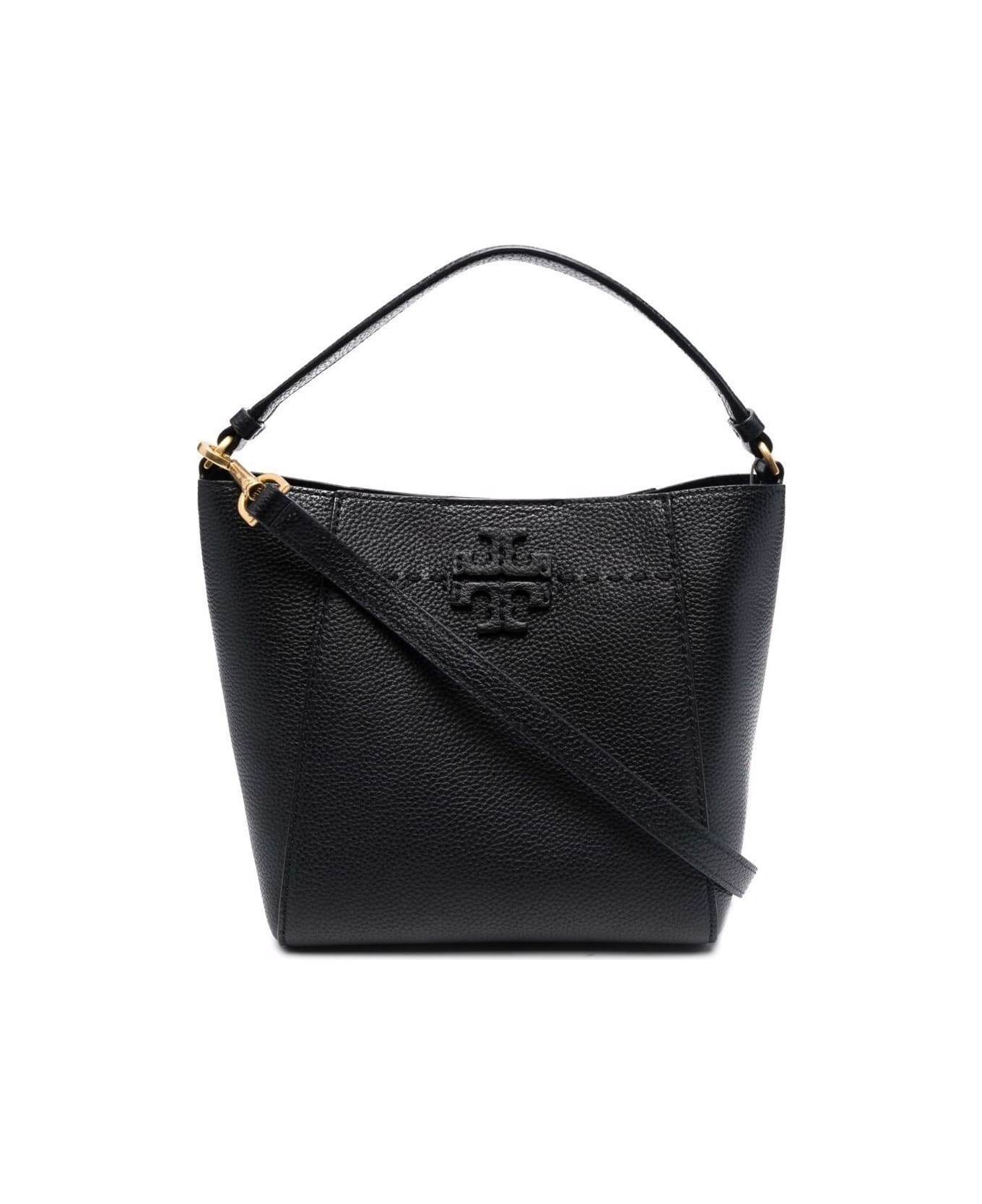 Tory Burch McGraw Bucket Bag - Black – She She Boutique