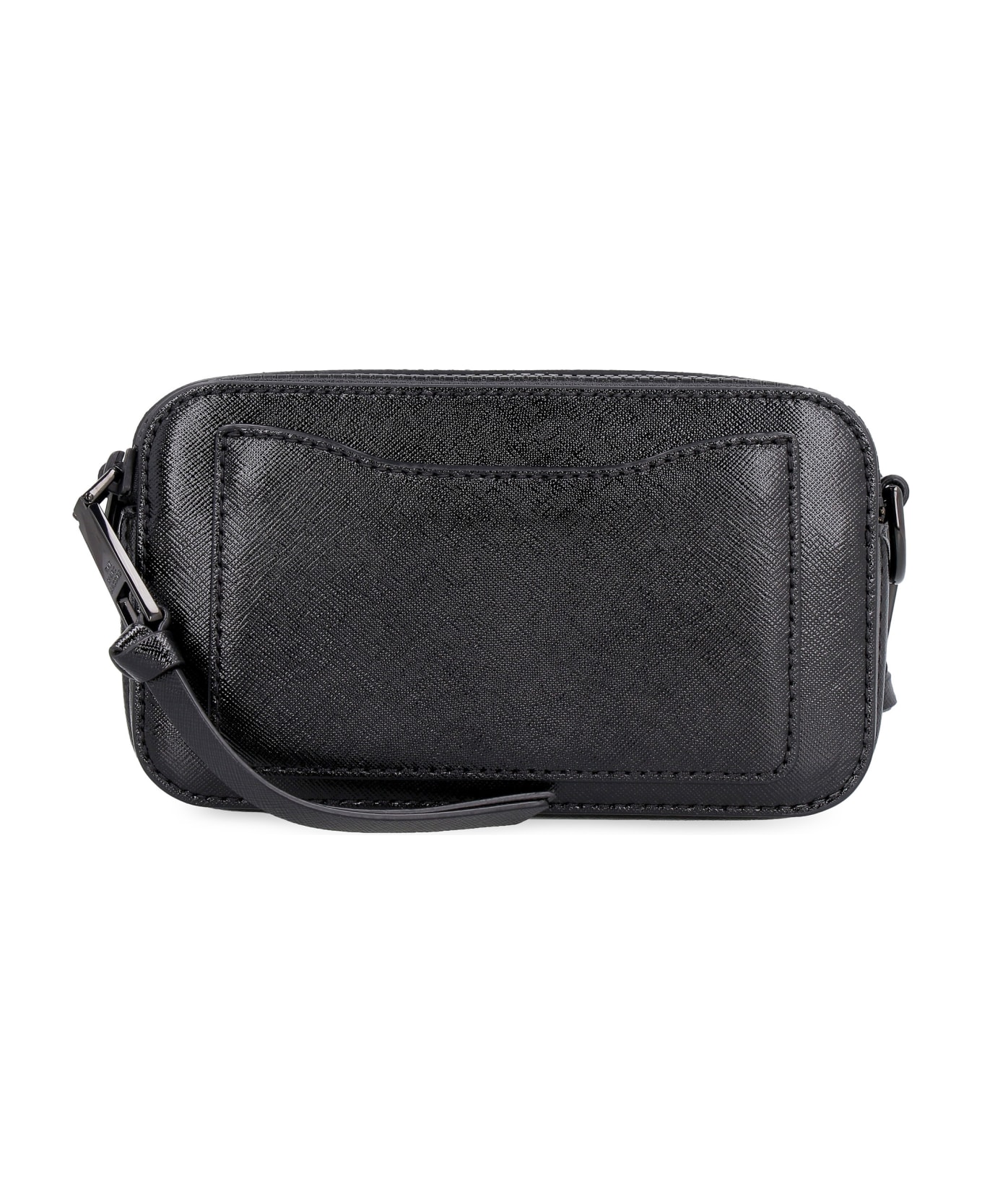 Marc Jacobs The Snapshot Leather Shoulder Bag - Black