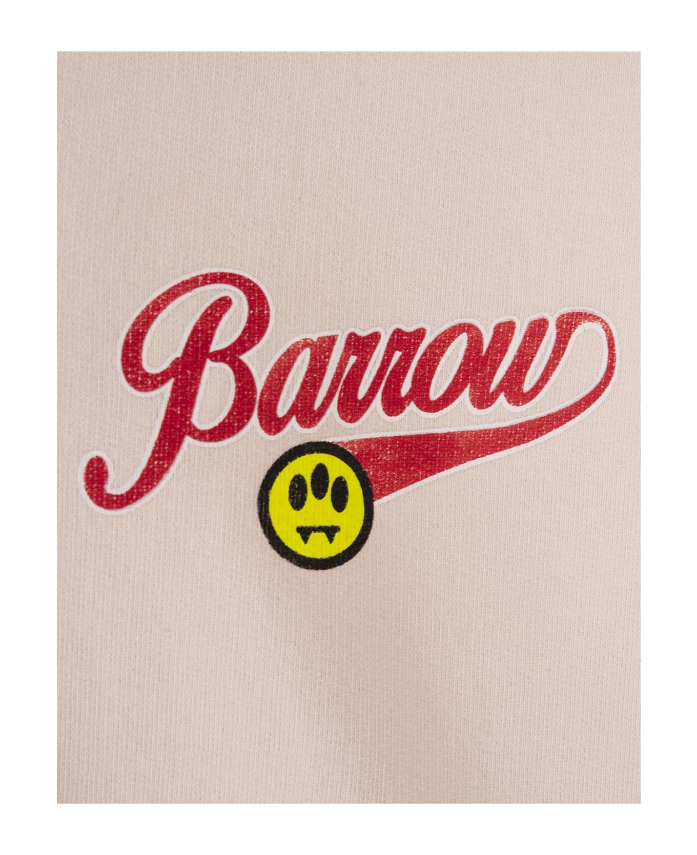 Barrow Dove Hoodie With Print - Brown フリース