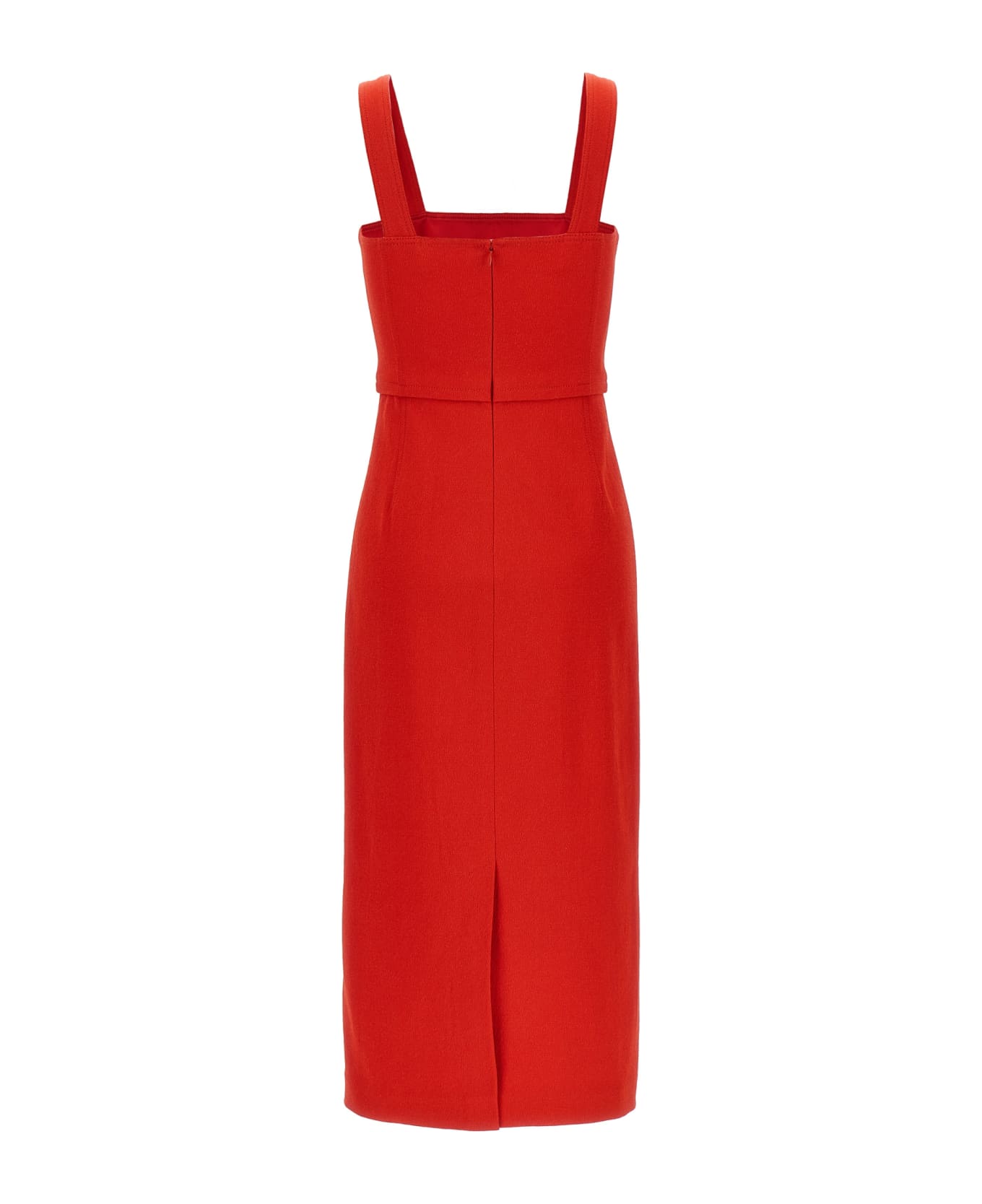 Tory Burch Faille Stretch Dress - Red ワンピース＆ドレス