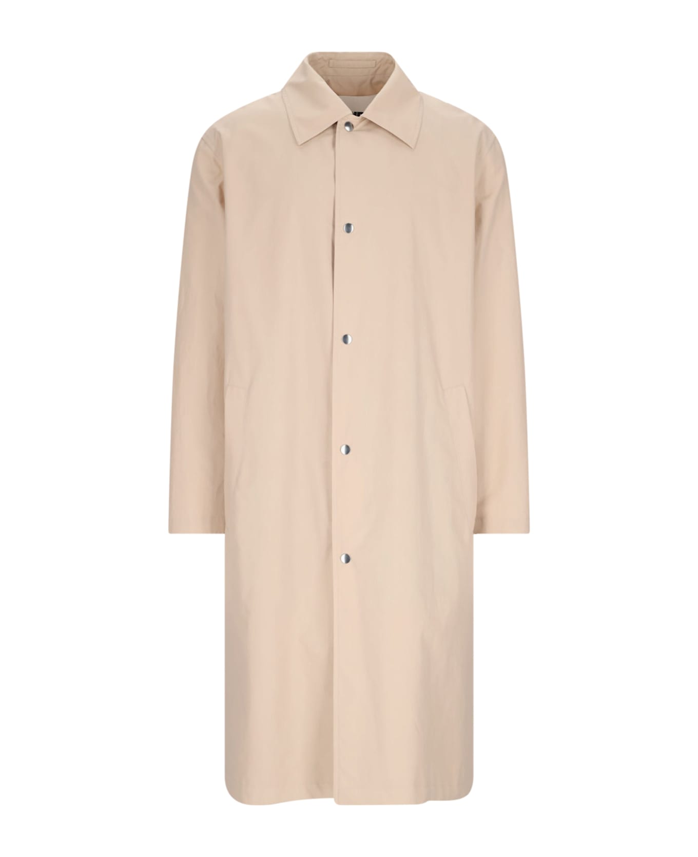 Jil Sander Logo Trench Coat - Beige