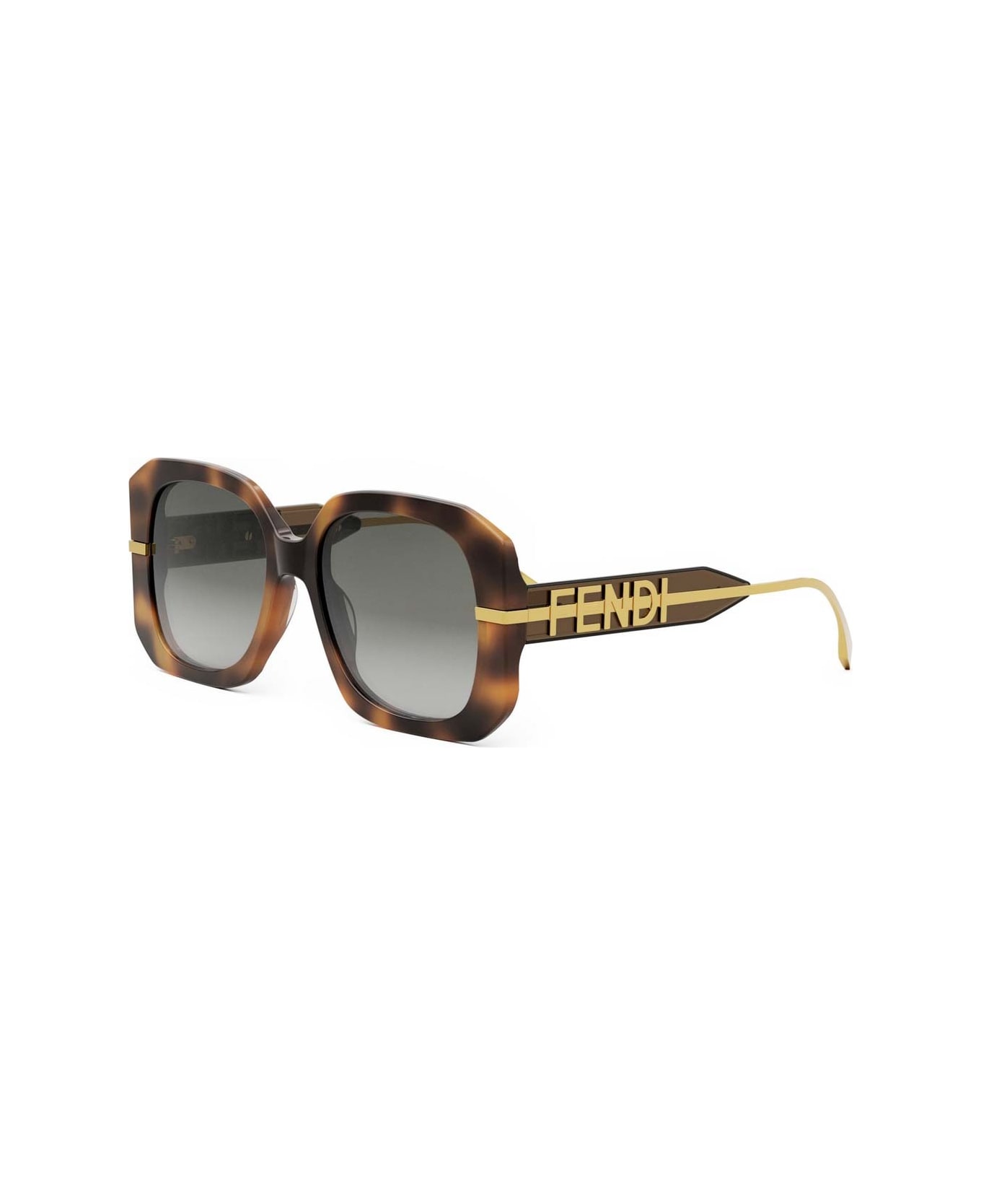 Fendi Eyewear Sunglasses - Havana/Grigio sfumato