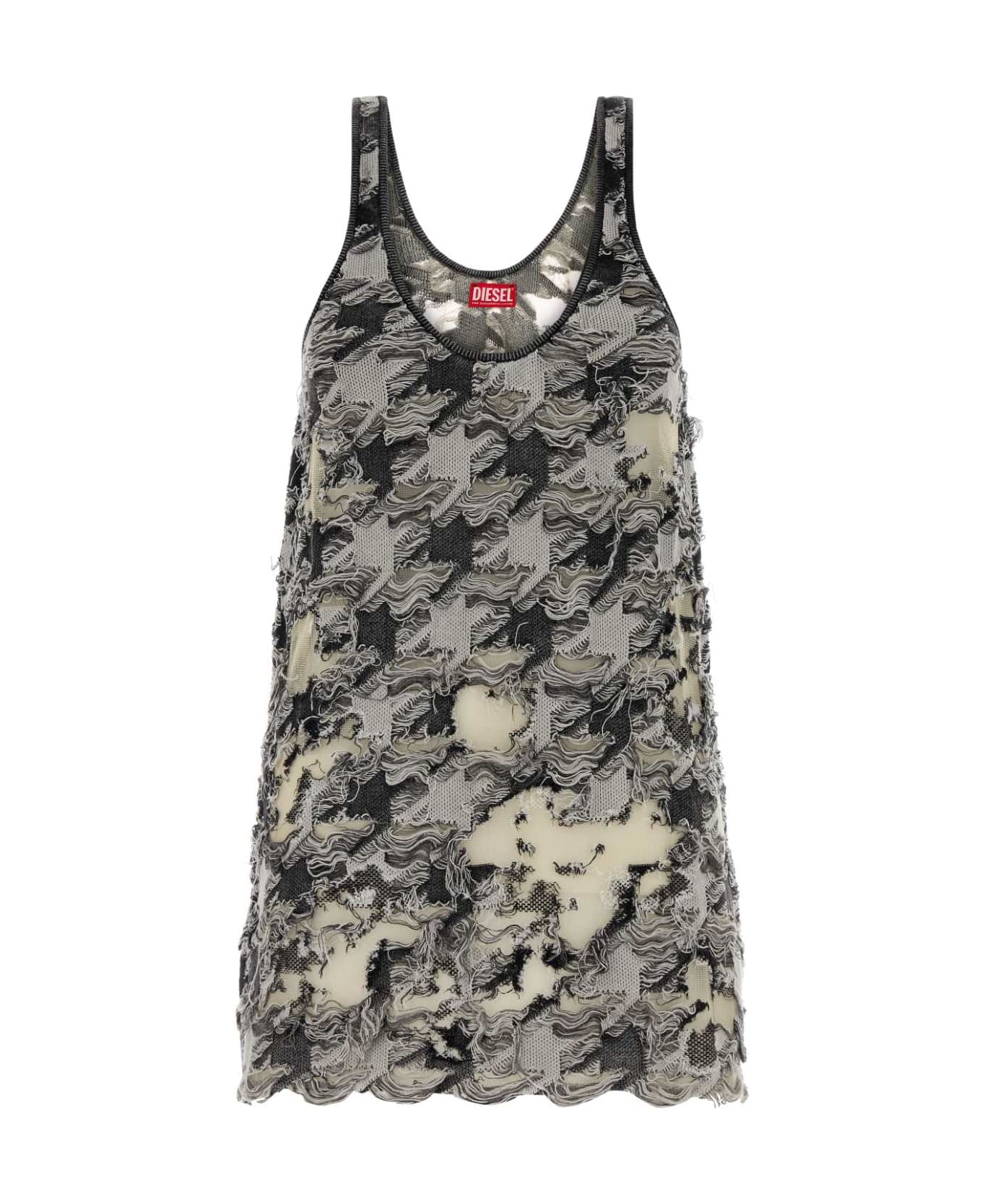 Diesel Multicolor Cotton Blend Mini Dress - 900B