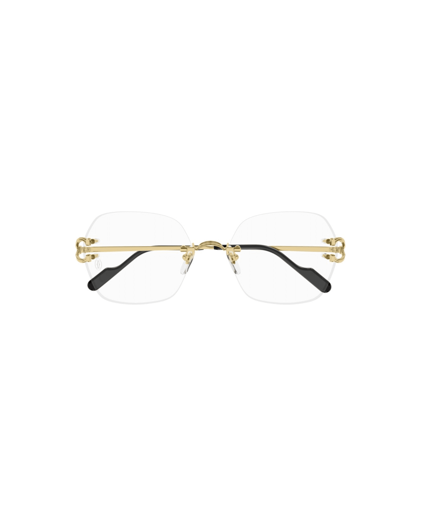 Cartier Eyewear Ct0564o-001gold-gold-transparent - GOLD-GOLD-TRANSPARENT