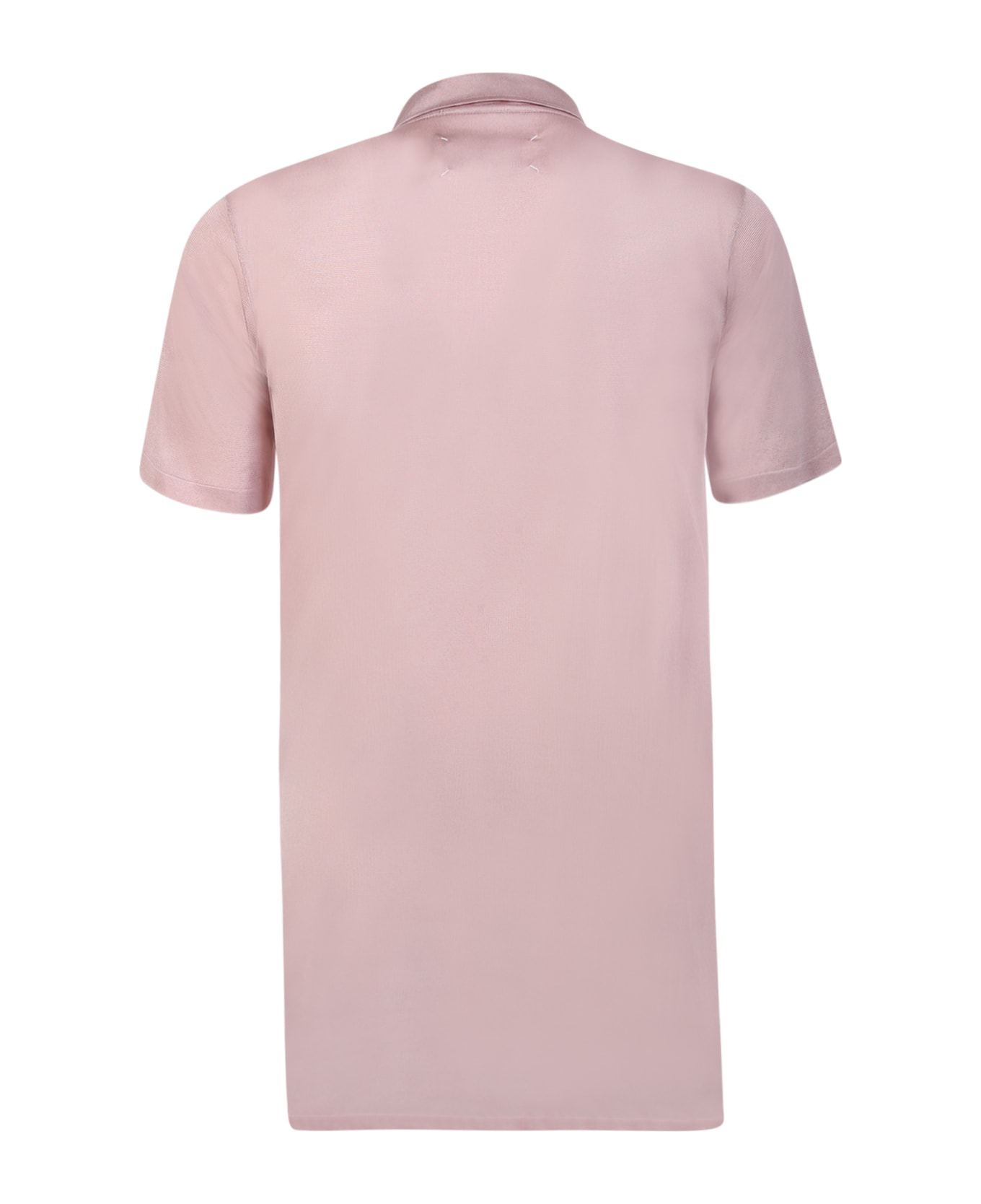 Maison Margiela Asymmetric Hem Polo Shirt - Pink