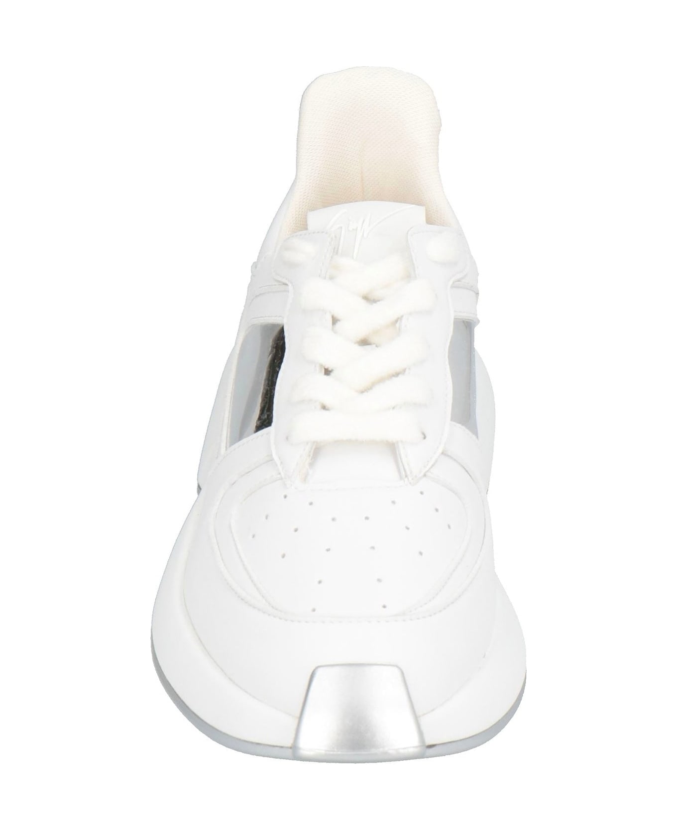 Giuseppe Zanotti Leather Sneakers - White