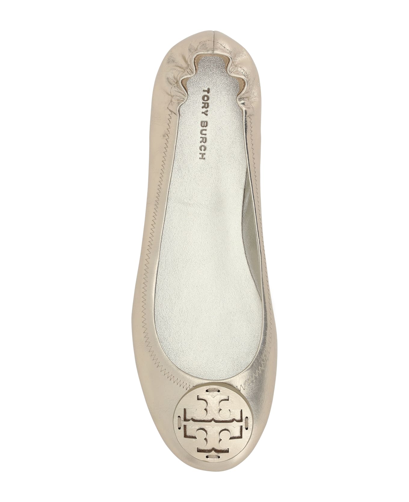 Tory Burch Minnie Ballerinas - Golden フラットシューズ