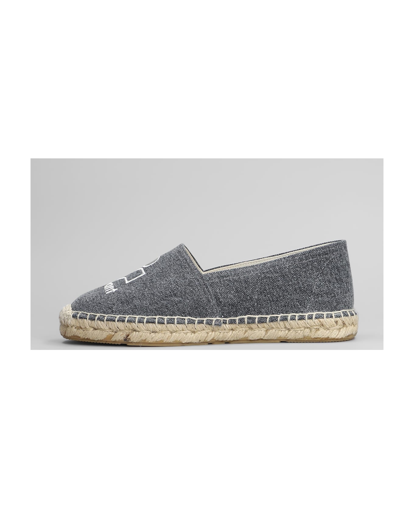 Isabel Marant Canae Espadrilles In Black Cotton - black