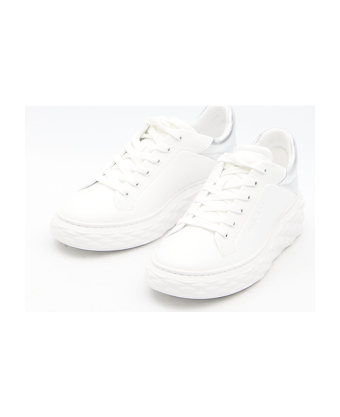 Jimmy Choo Diamond Maxi/f Ii Sneakers - WHITE スニーカー