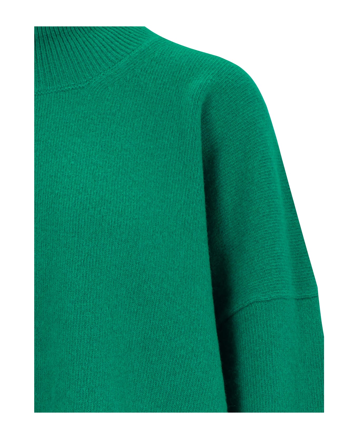 Róhe High Neck Sweater - Green