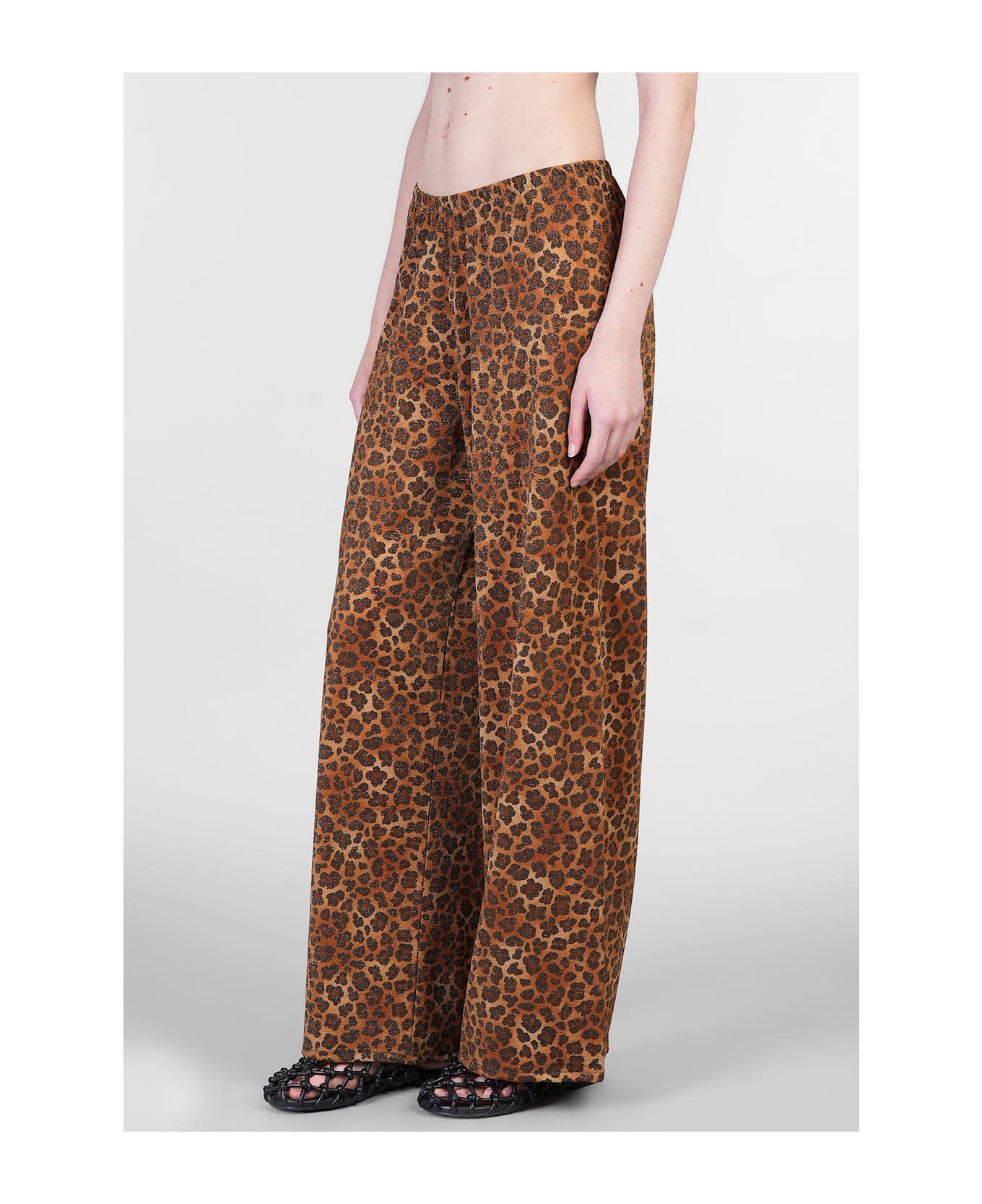 MC2 Saint Barth Amalia Pants In Animalier Viscose - Animalier