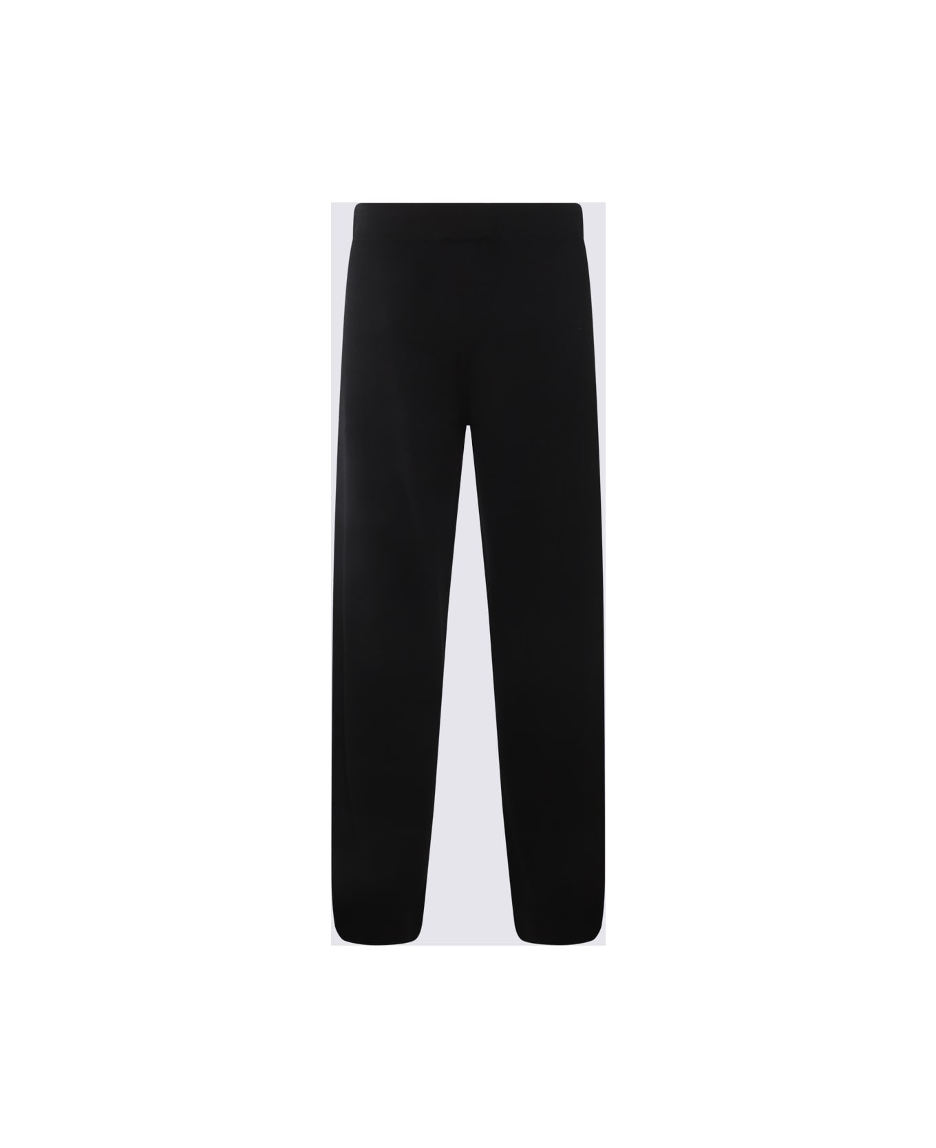 Lardini Black Wool Pants - Black