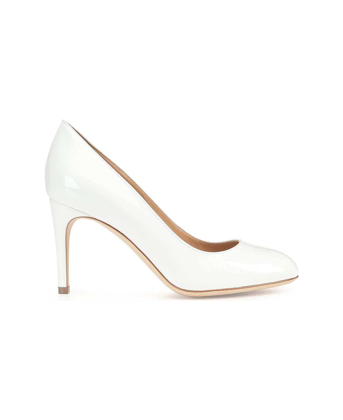 Sergio Rossi Madame 090 Leather Pumps - White