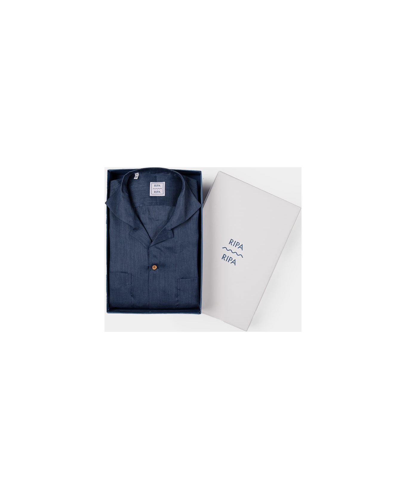 Ripa Ripa Ischia Blu Notte Shirt - Navy