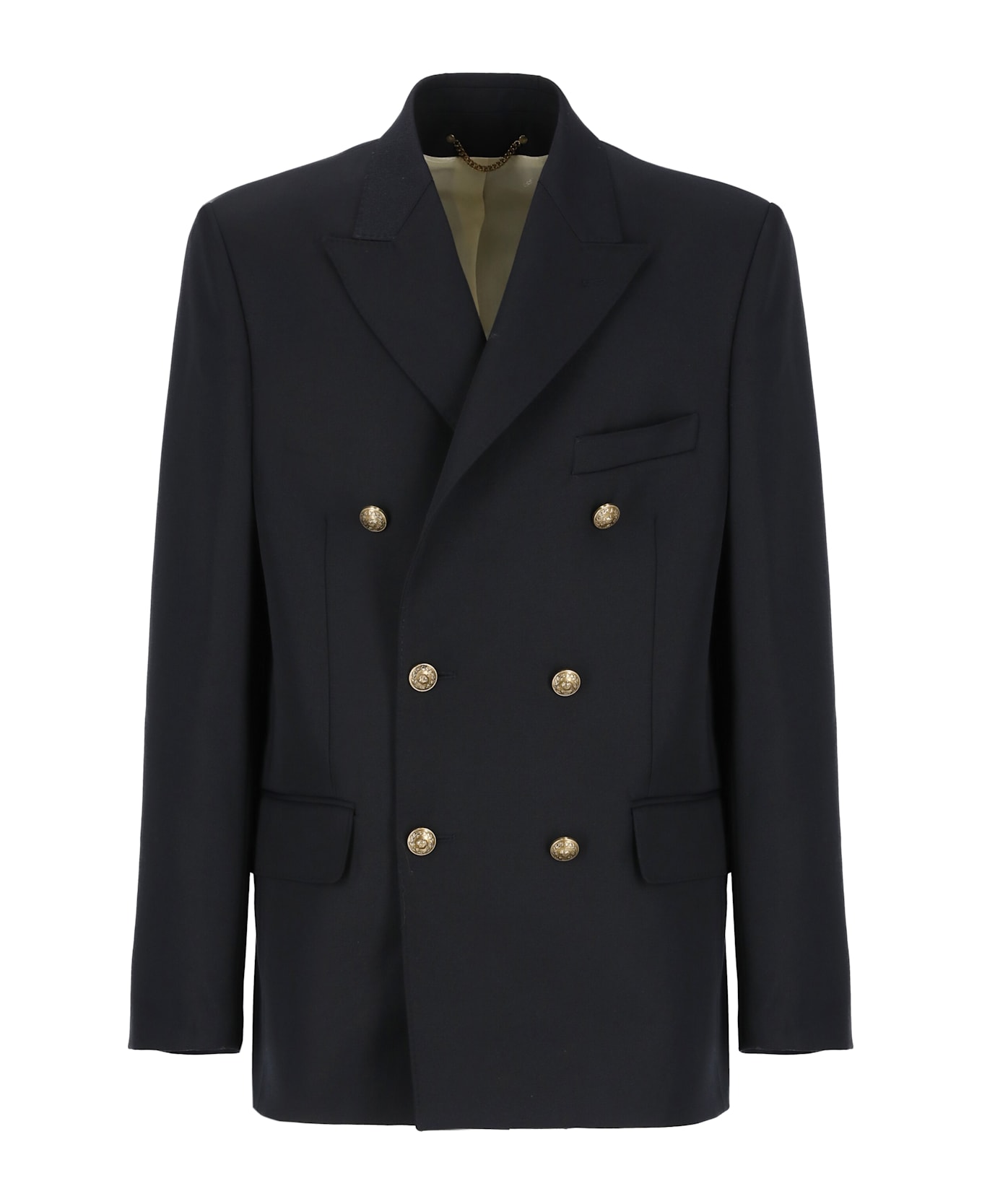 Golden Goose Dave Double Breasted Jacket - Blue