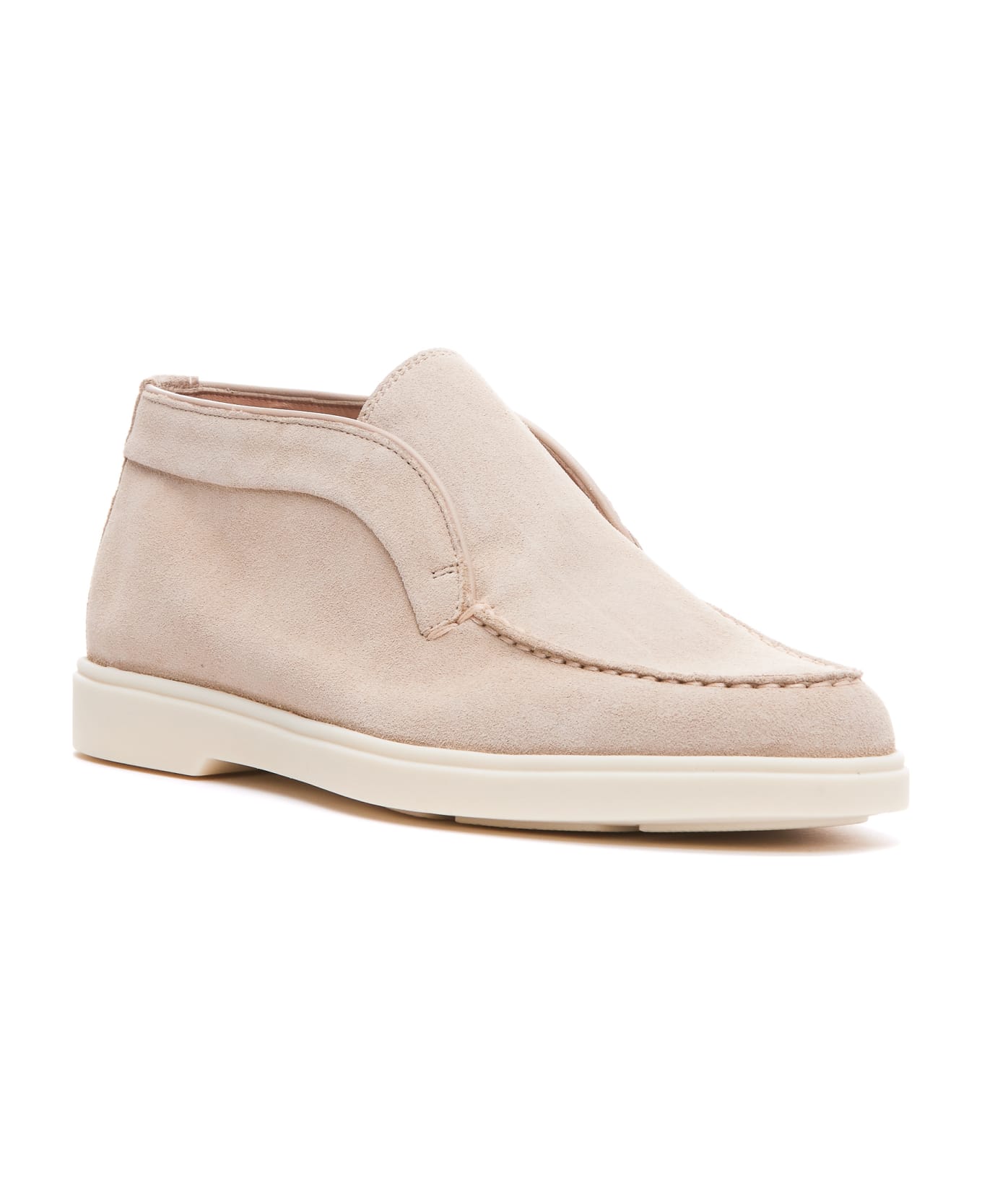 Santoni Desert Ankle Boots - Beige