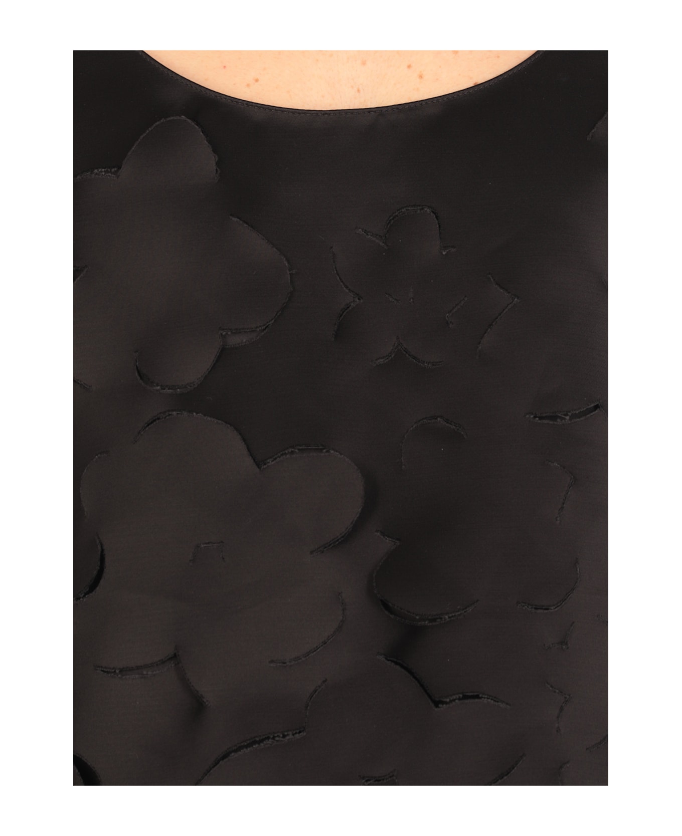 Marni Duchesse Cut-out Dress - Black