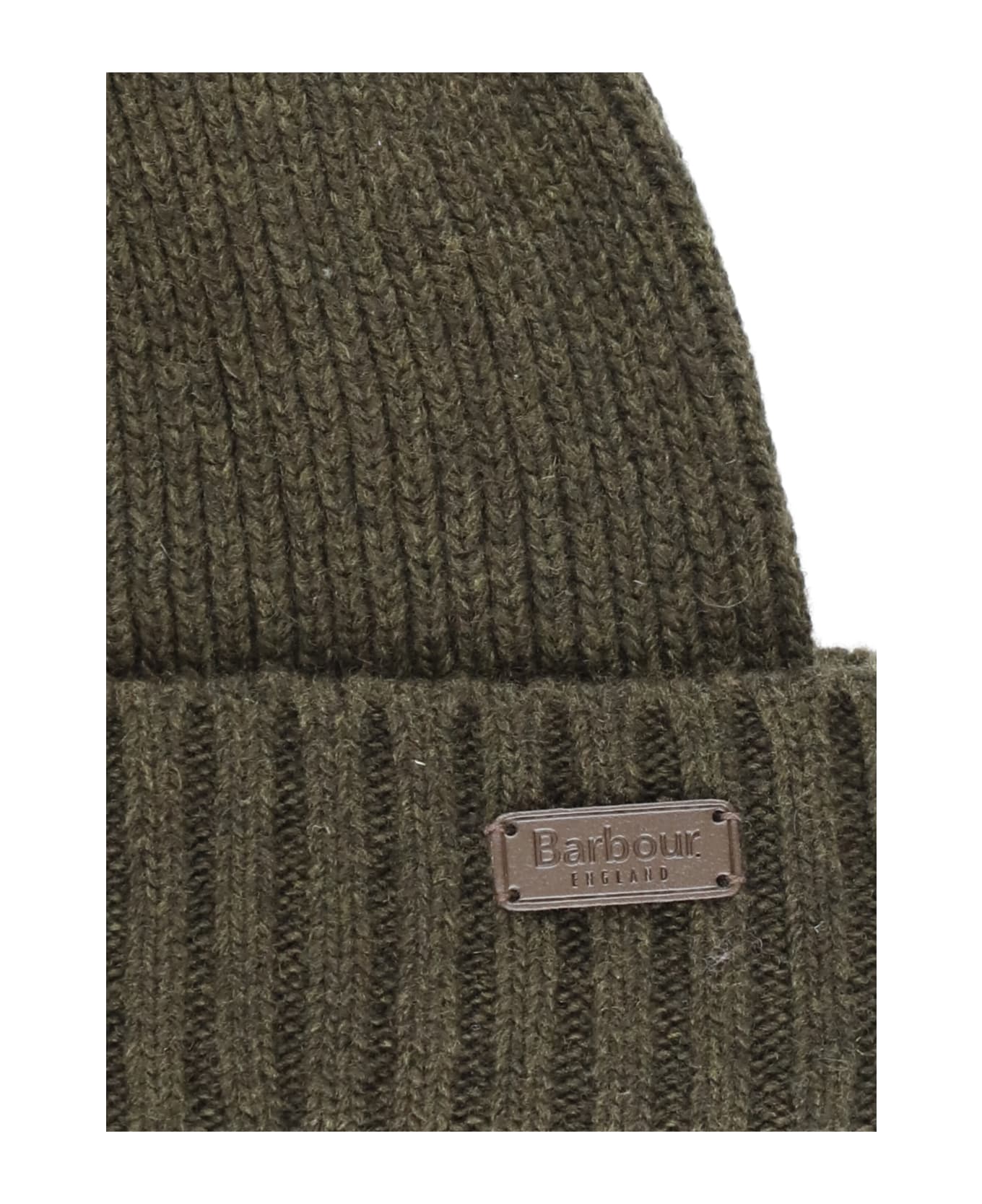 Barbour Carlton Beanie Hat - Dark Green