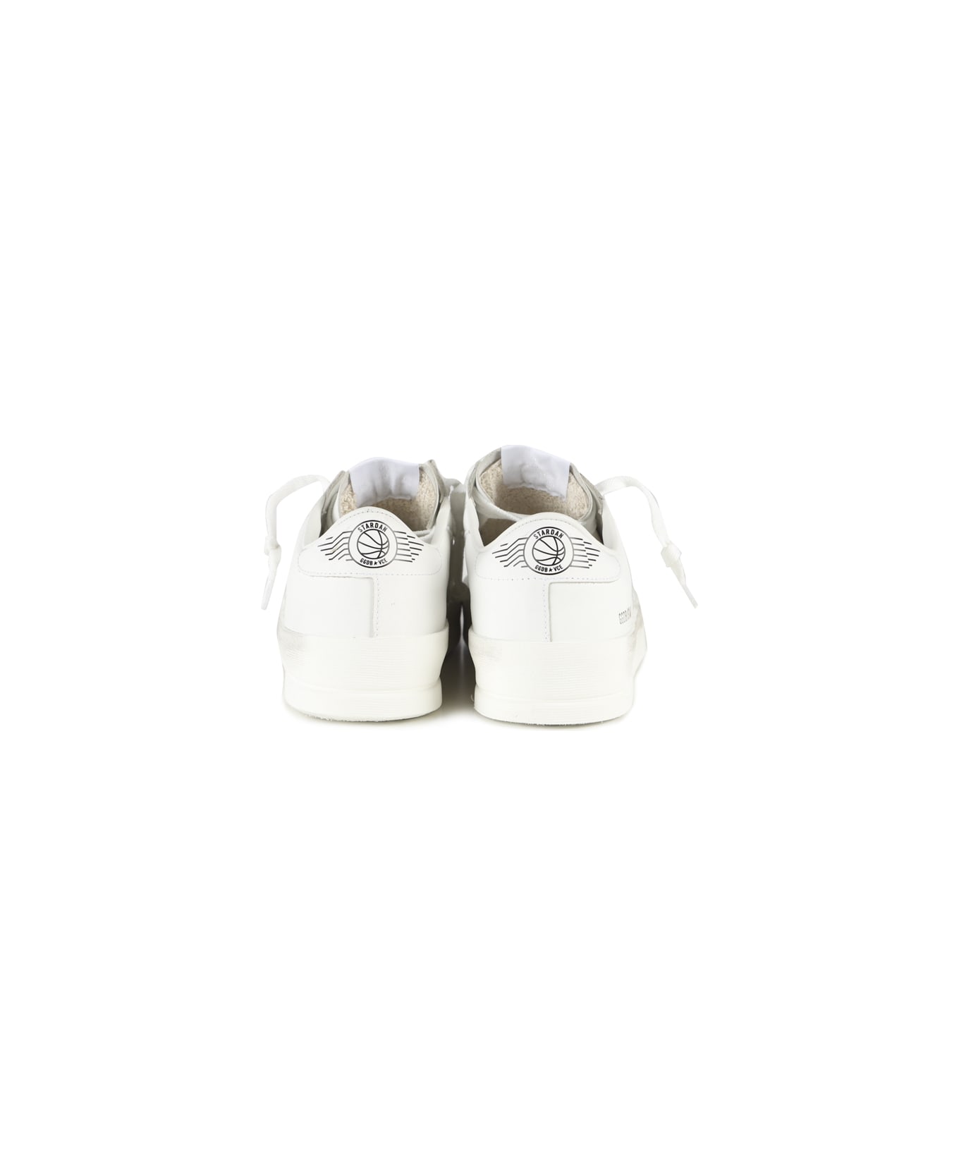 Golden Goose Stardan Sneakers In Total White Leather - White スニーカー