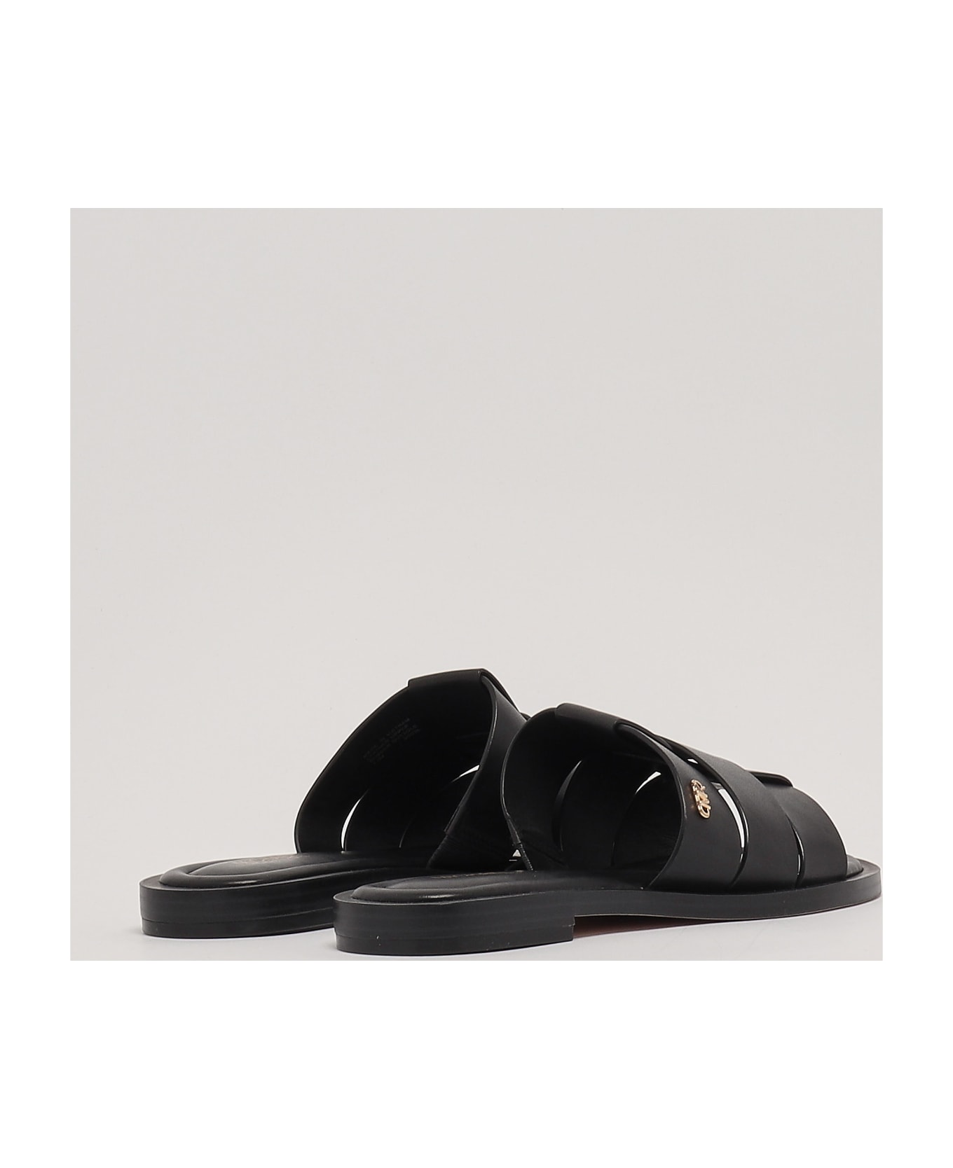 Michael Kors Ryland Flat Slide Flat Shoes - NERO