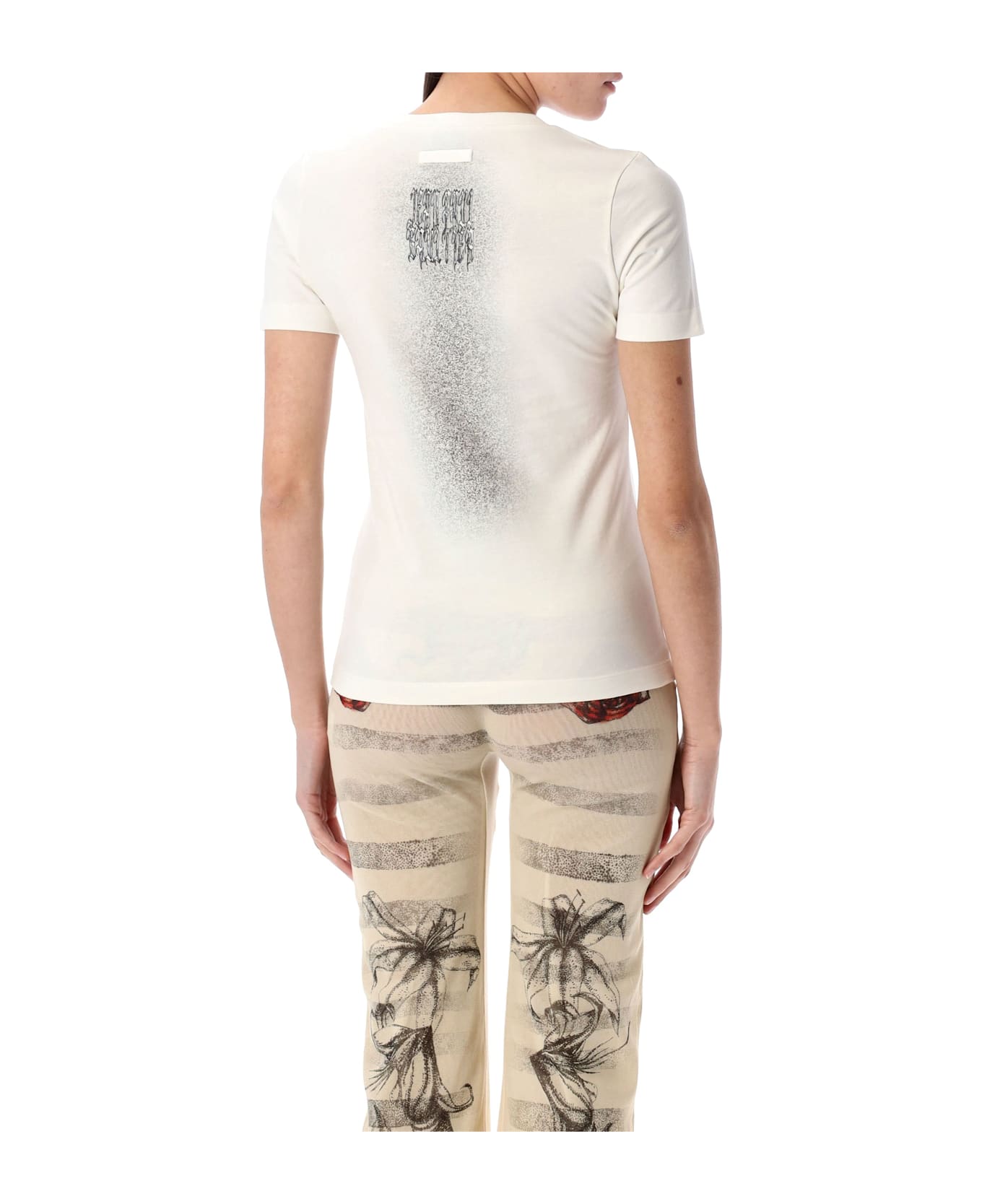 Jean Paul Gaultier Printed T-shirt - OFFWHITE BLACK