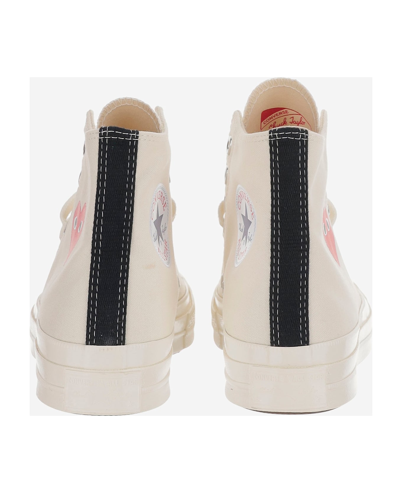 Comme des Garçons Play Sneakers Play X Converse In Canvas - White