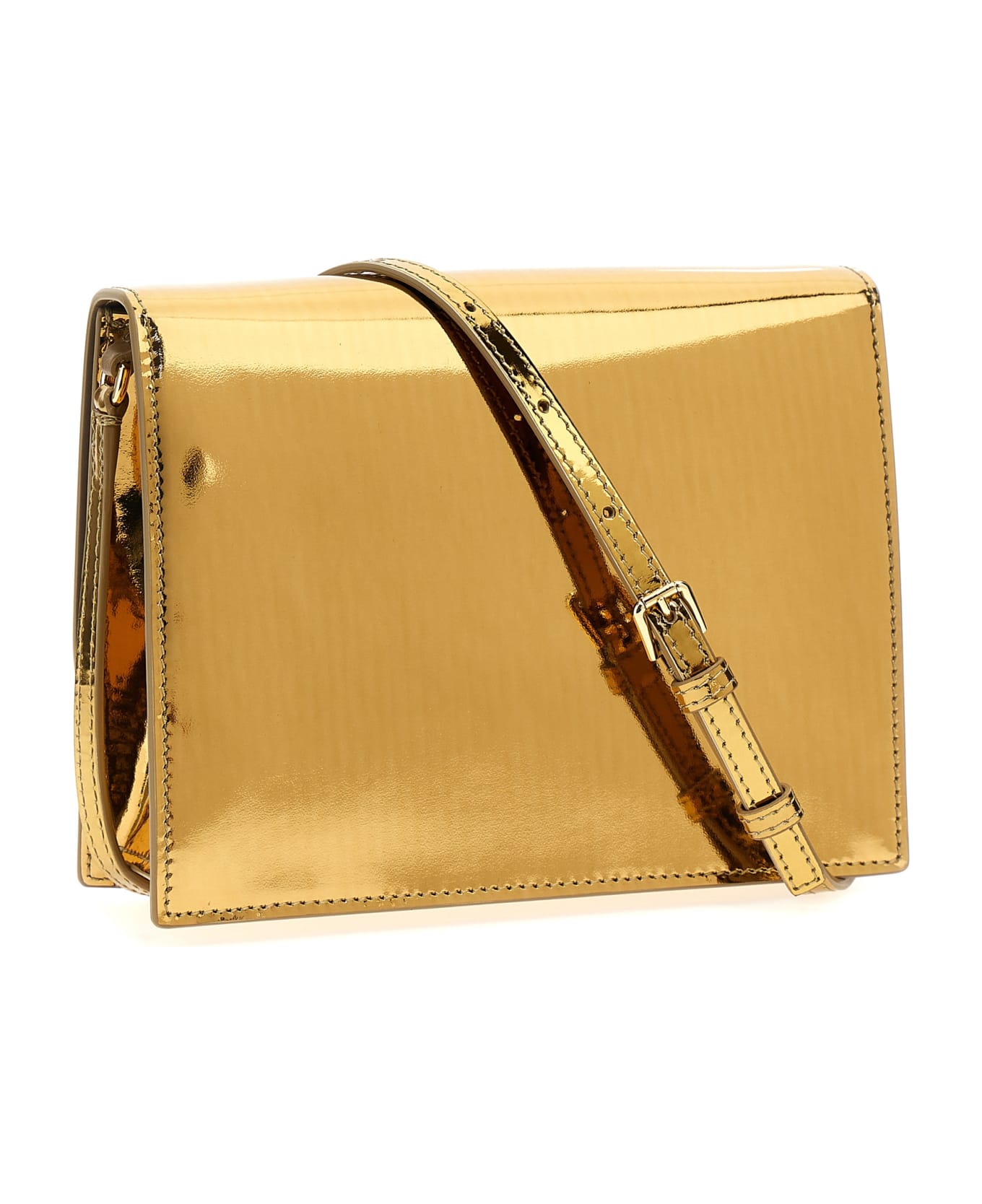 Dolce & Gabbana Dg Logo Bag Shoulder Bag - Light Gold