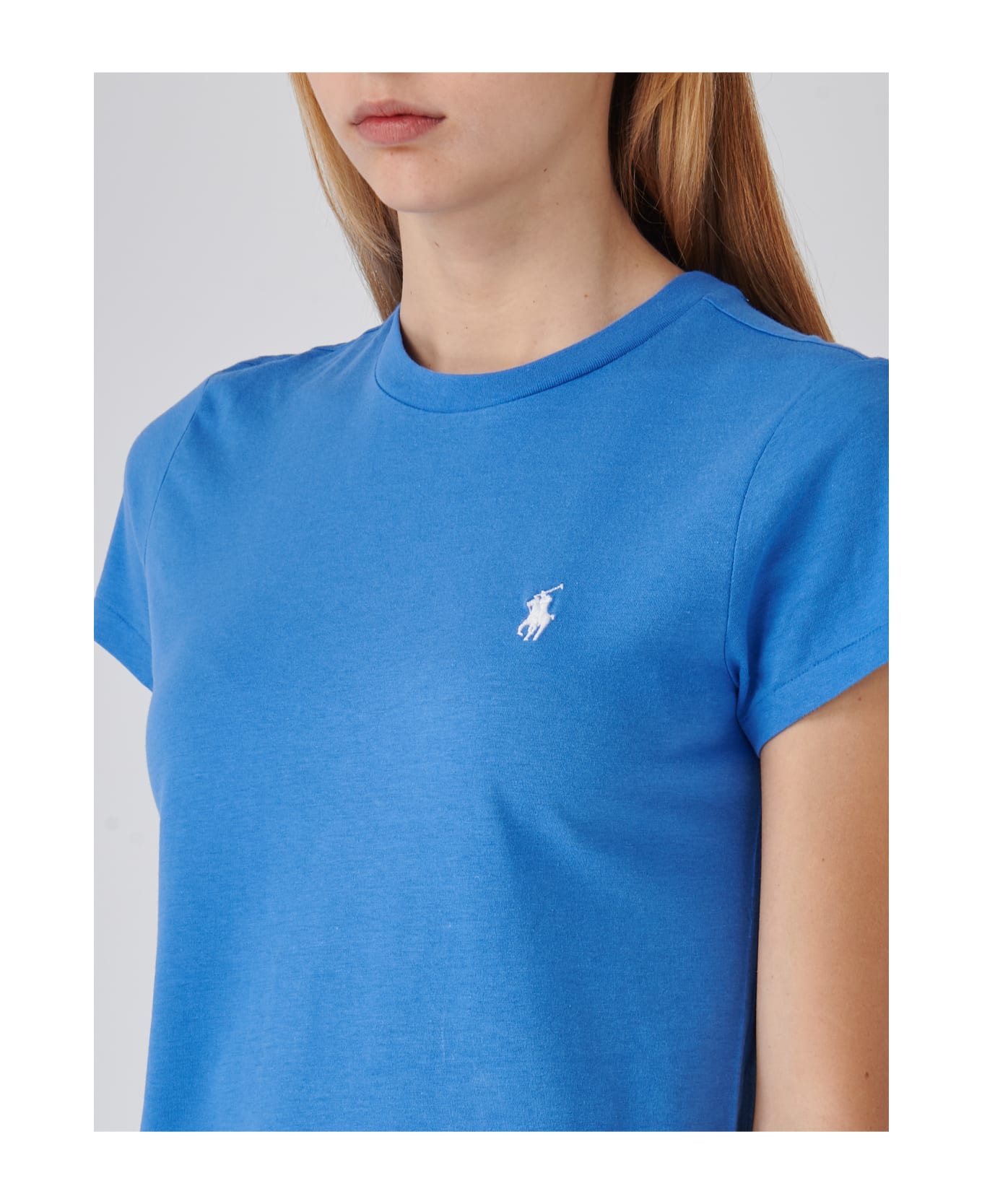 Polo Ralph Lauren Cotton T-shirt - COBALTO Tシャツ