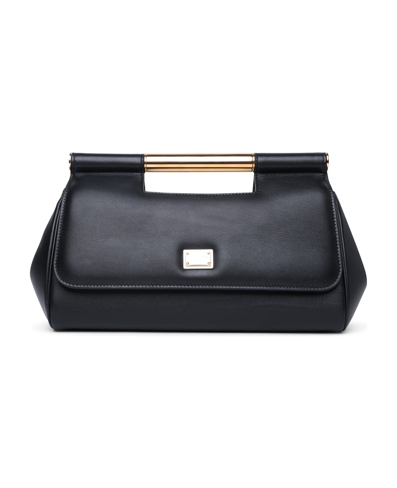 Dolce & Gabbana Sicily Leather Clutch - Black クラッチバッグ