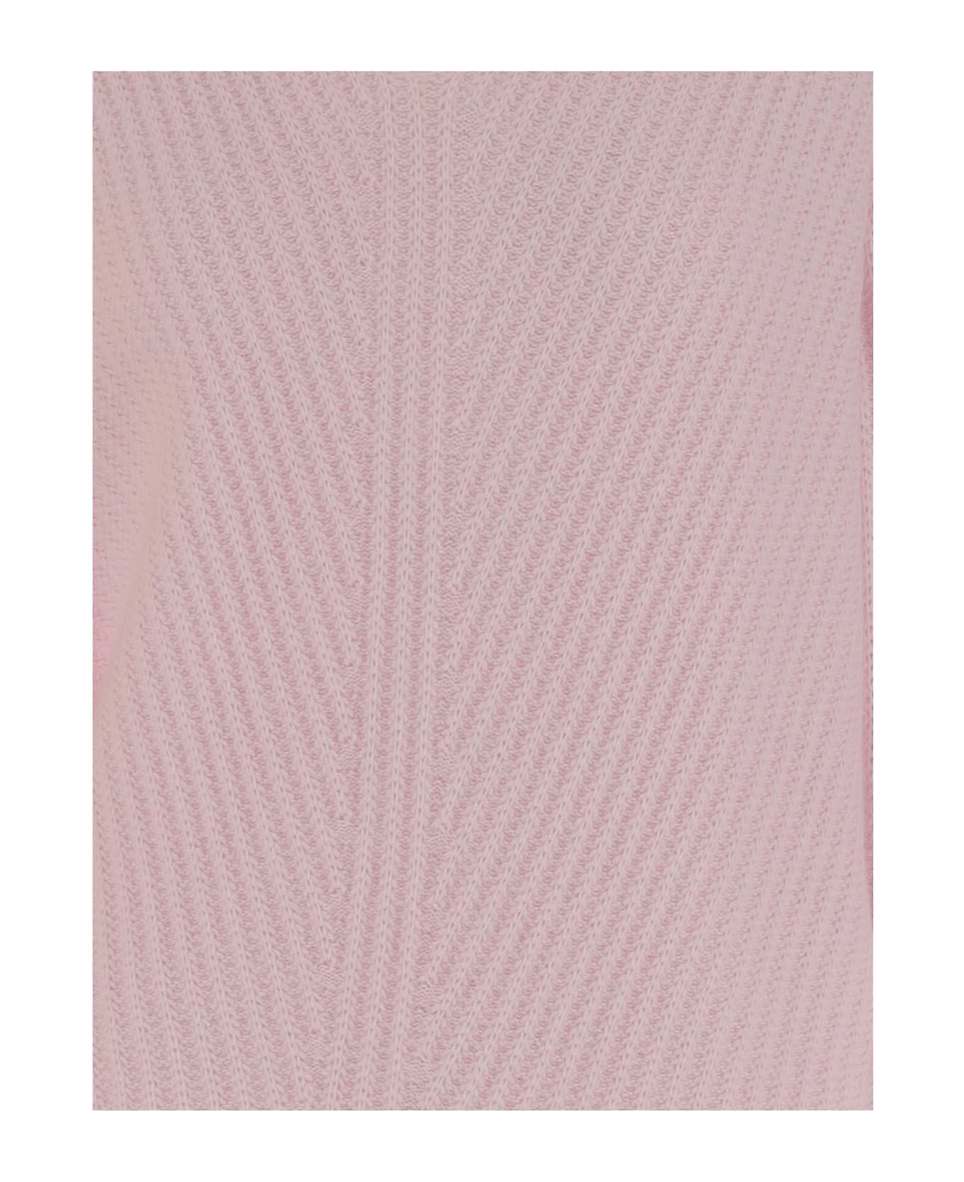 Allude Ribbed Cashmere Pullover - Pink