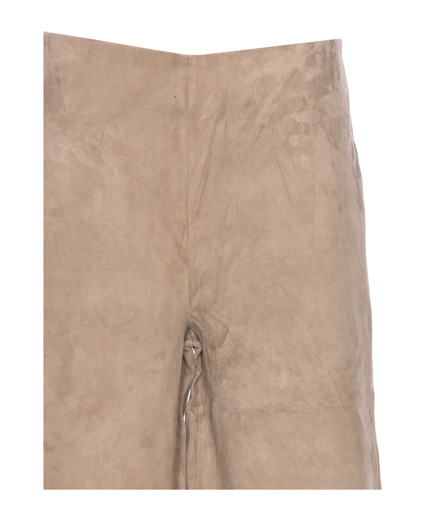 ARMA Karina Stertch Suede Trousers - Beige