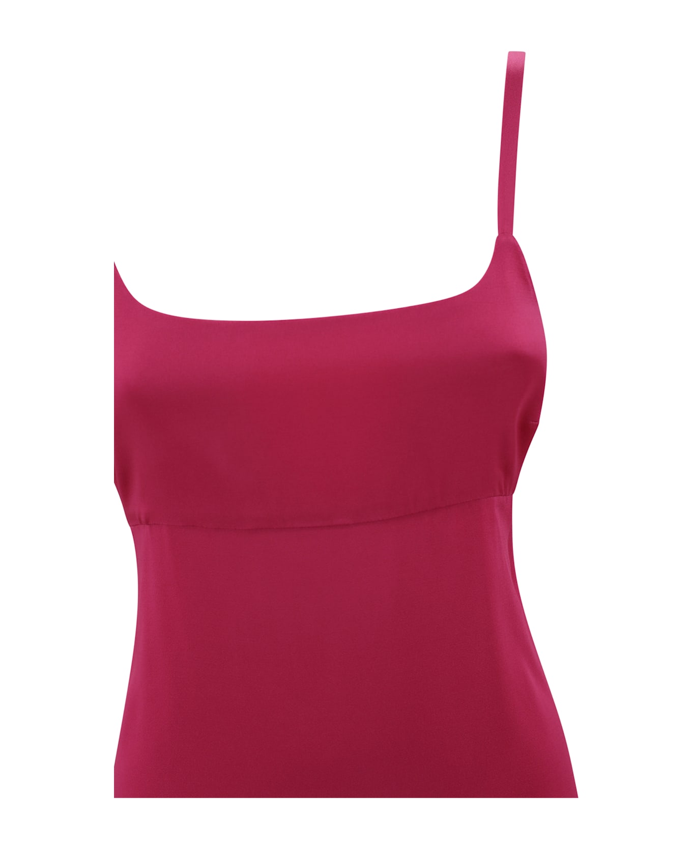 Max Mara Studio Dede Women
s Crepe Long Dress - Fuchsia