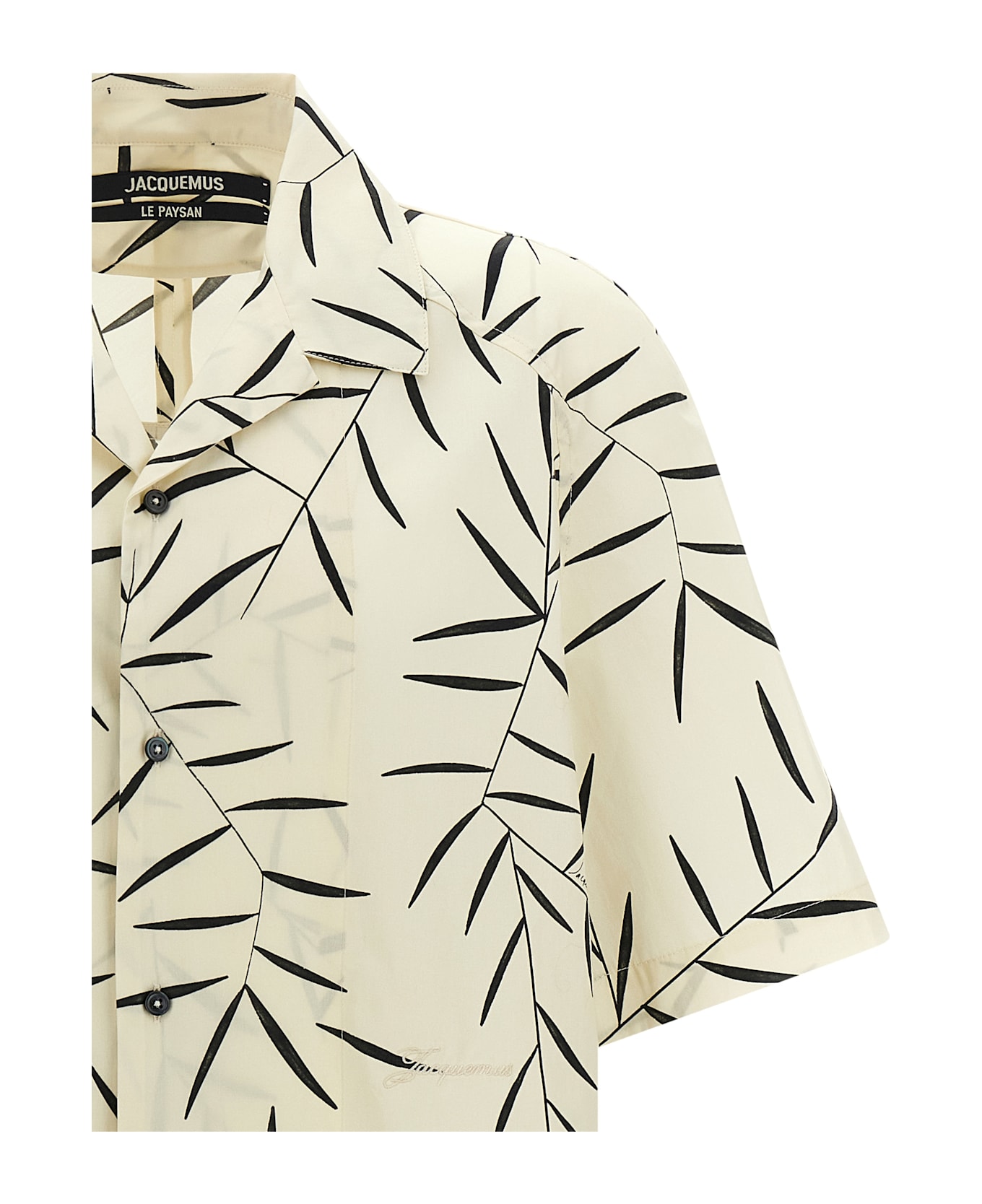 Jacquemus 
la Chemise Fonccio
 Shirt - White/Black