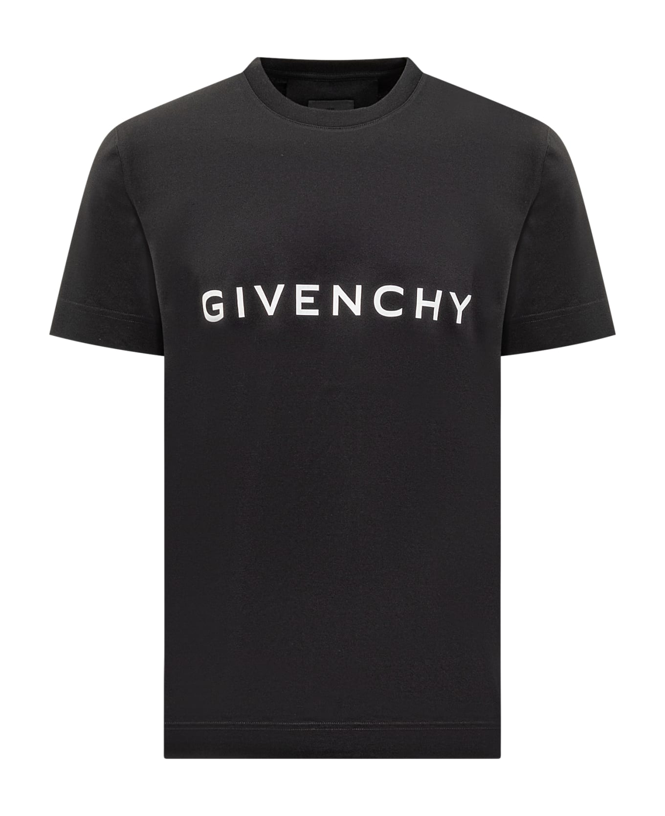 Givenchy T-shirt With Givenchy Logo - BLACK