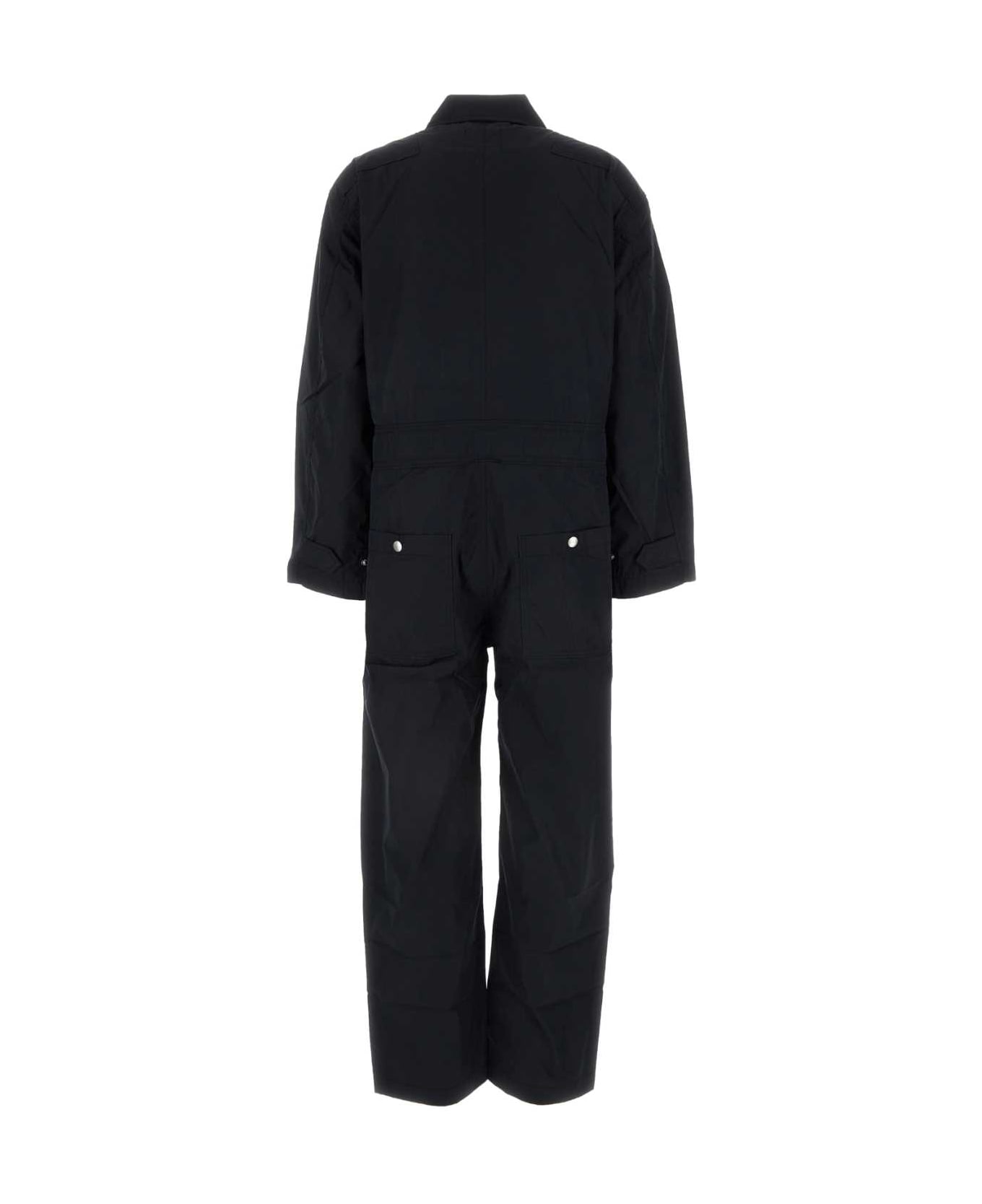 Marant Étoile Black Cotton Blend Rabbia Jumpsuit - FADEDBLACK