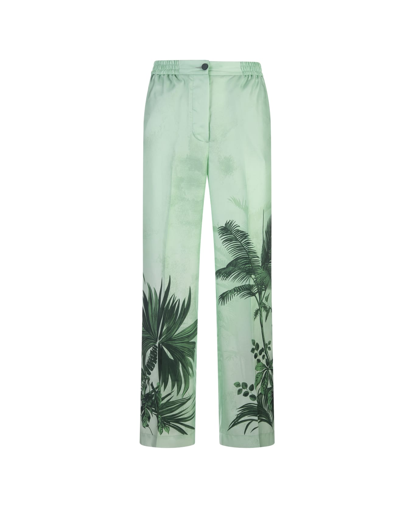 For Restless Sleepers Flowers Green Atti Trousers - Green