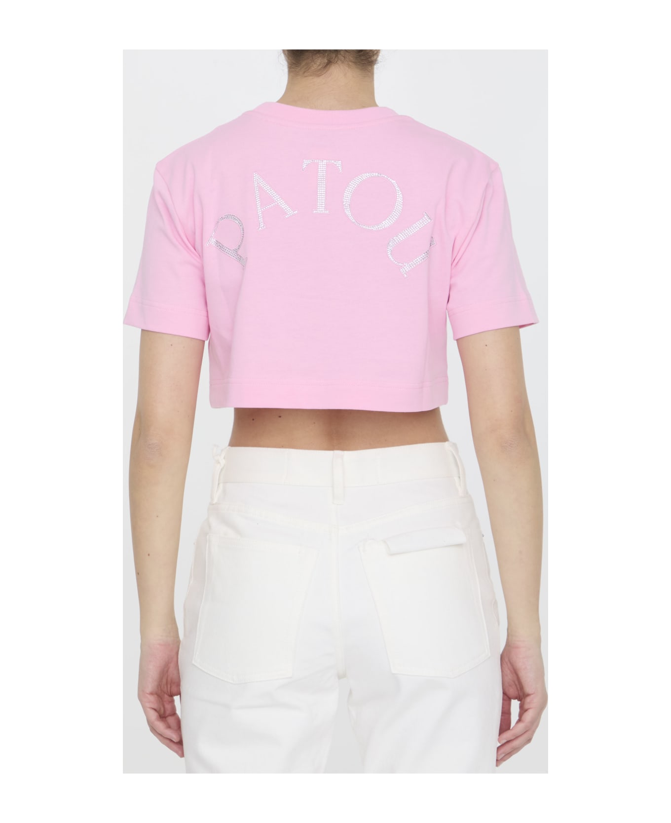 Patou Cropped T-shirt - Rosa
