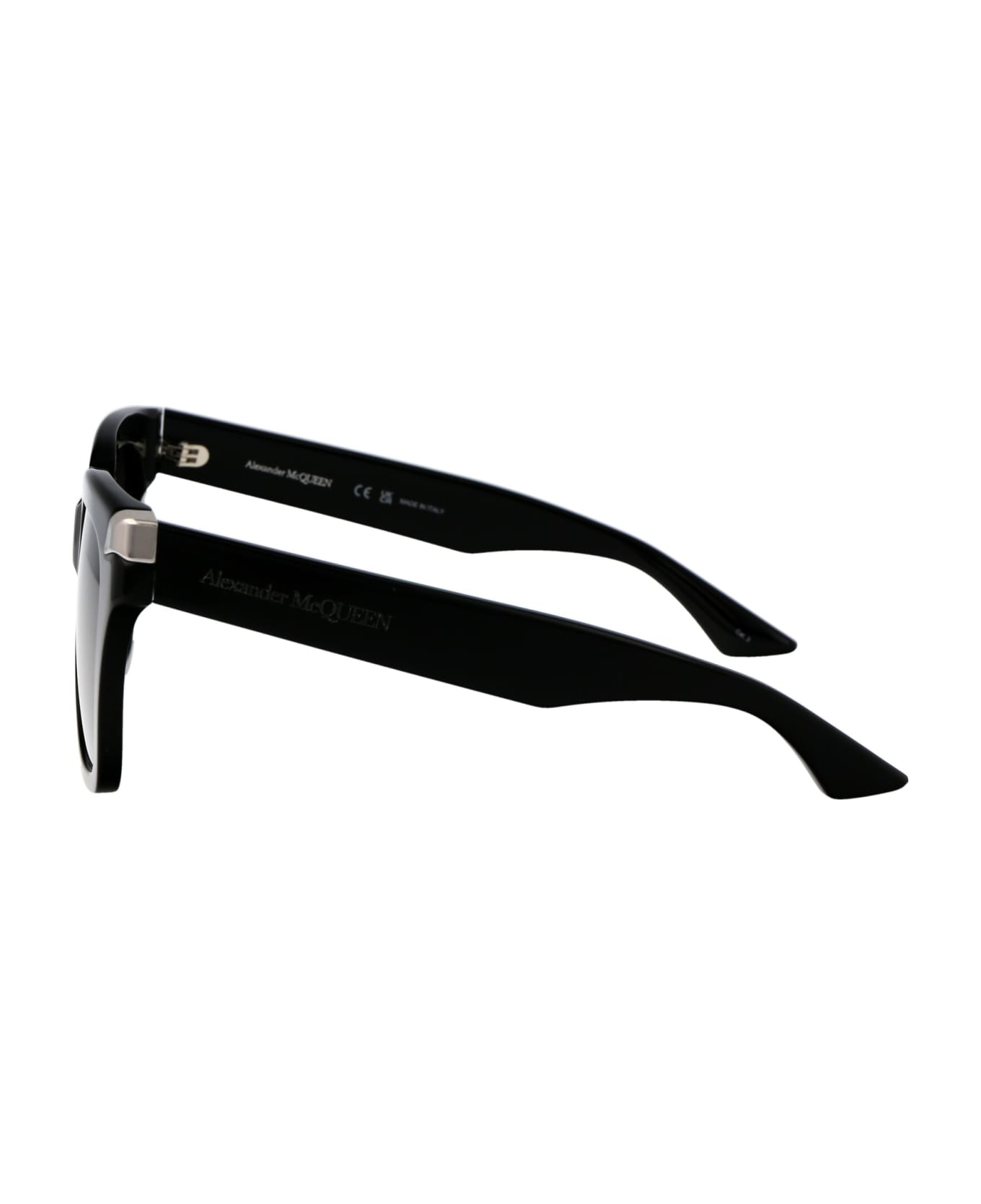 Alexander McQueen Eyewear Am0440s Sunglasses - 001 BLACK BLACK GREY