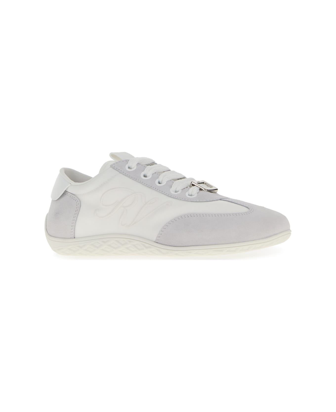Roger Vivier Viv Low Rv Lace-up Sneakers - B012BIANCOSPORCOB001BIANCO