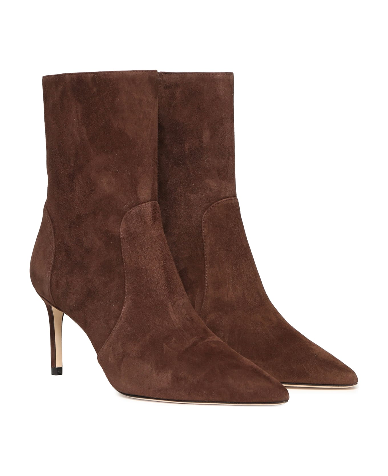 Stuart Weitzman Stuart Power Suede Ankle Boot - Walnut