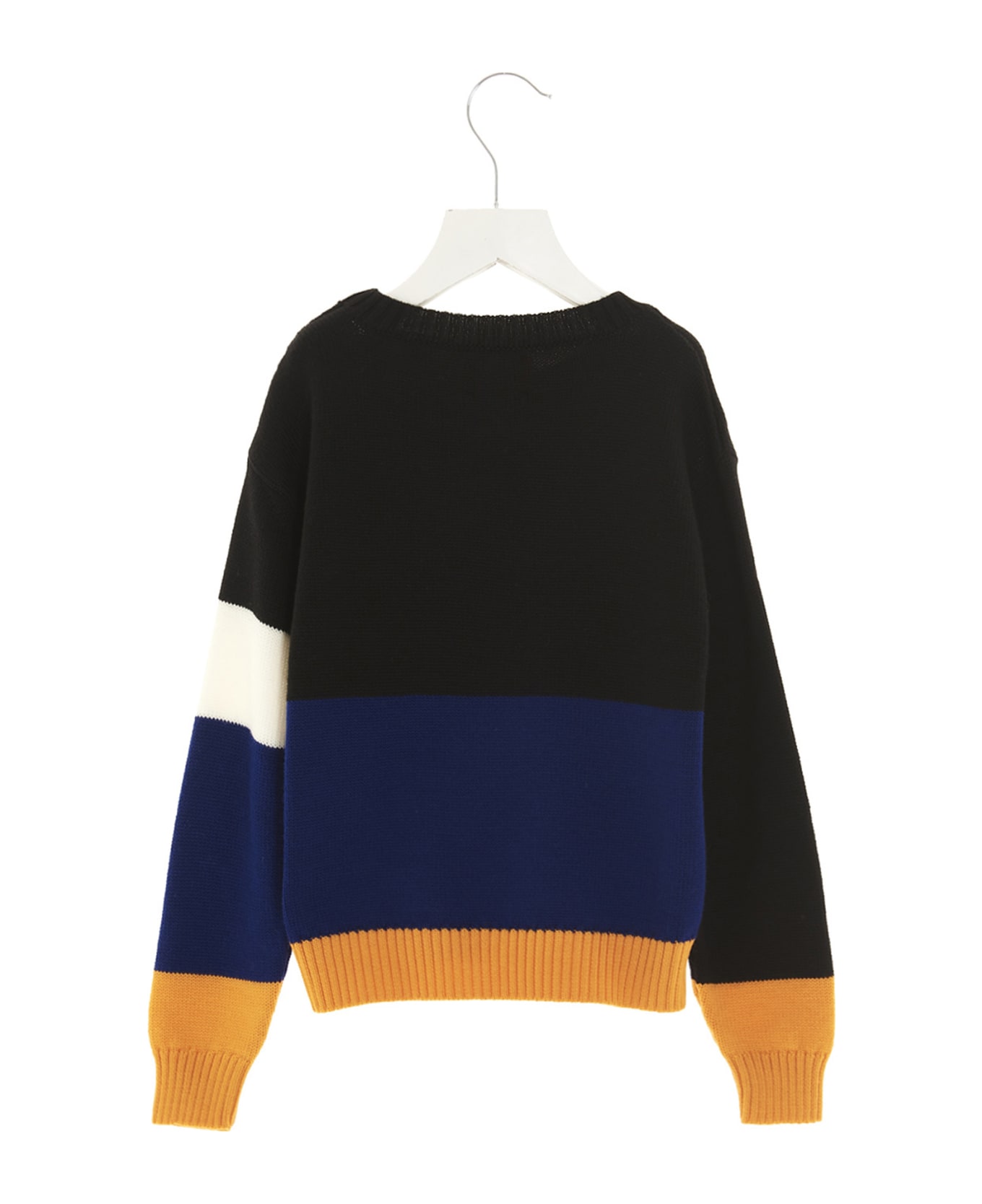 Off-White Logo Colorblock Sweater - Multicolor