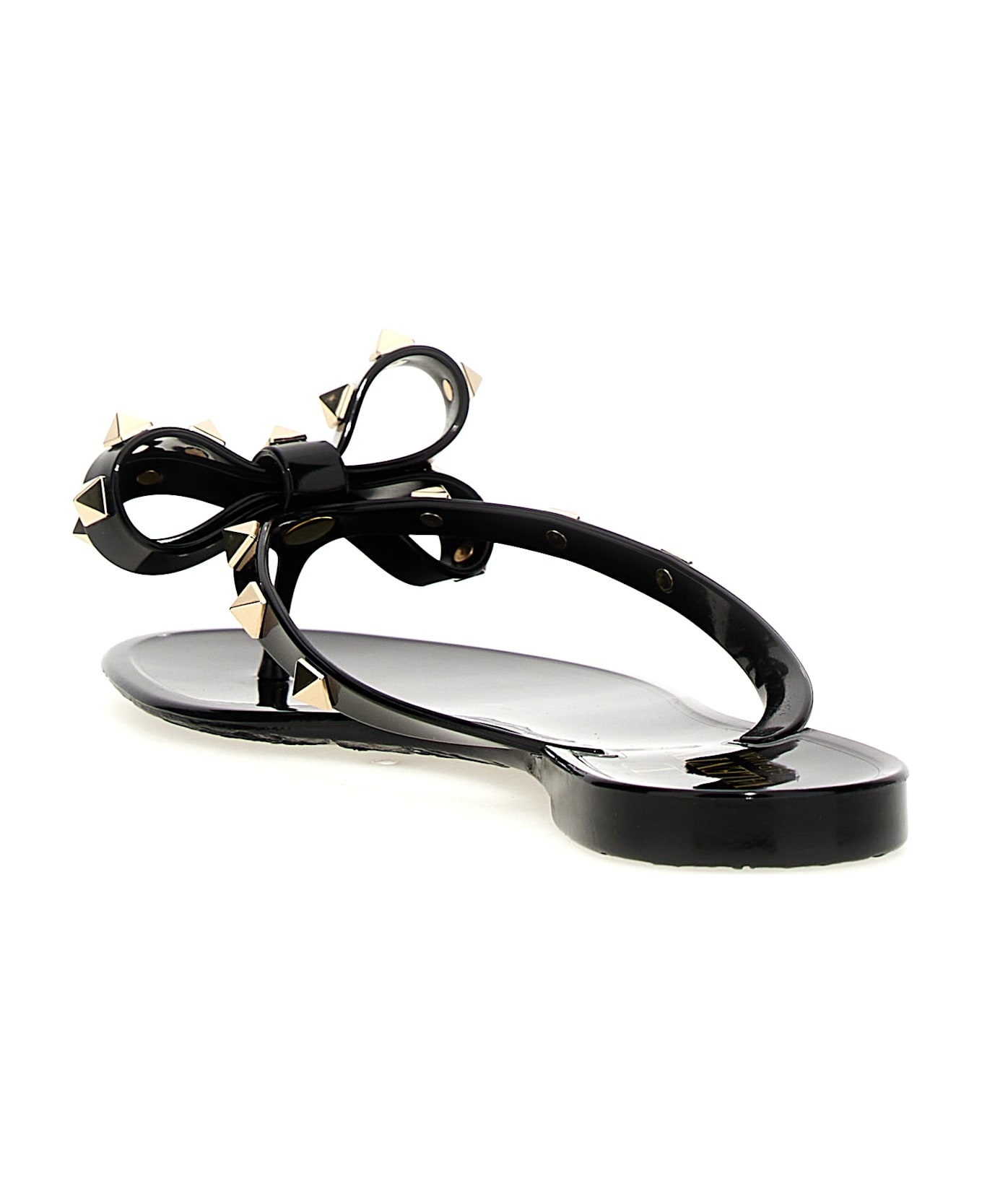 Valentino Garavani 
pm Thong Rockstud
 Sandals - Black  